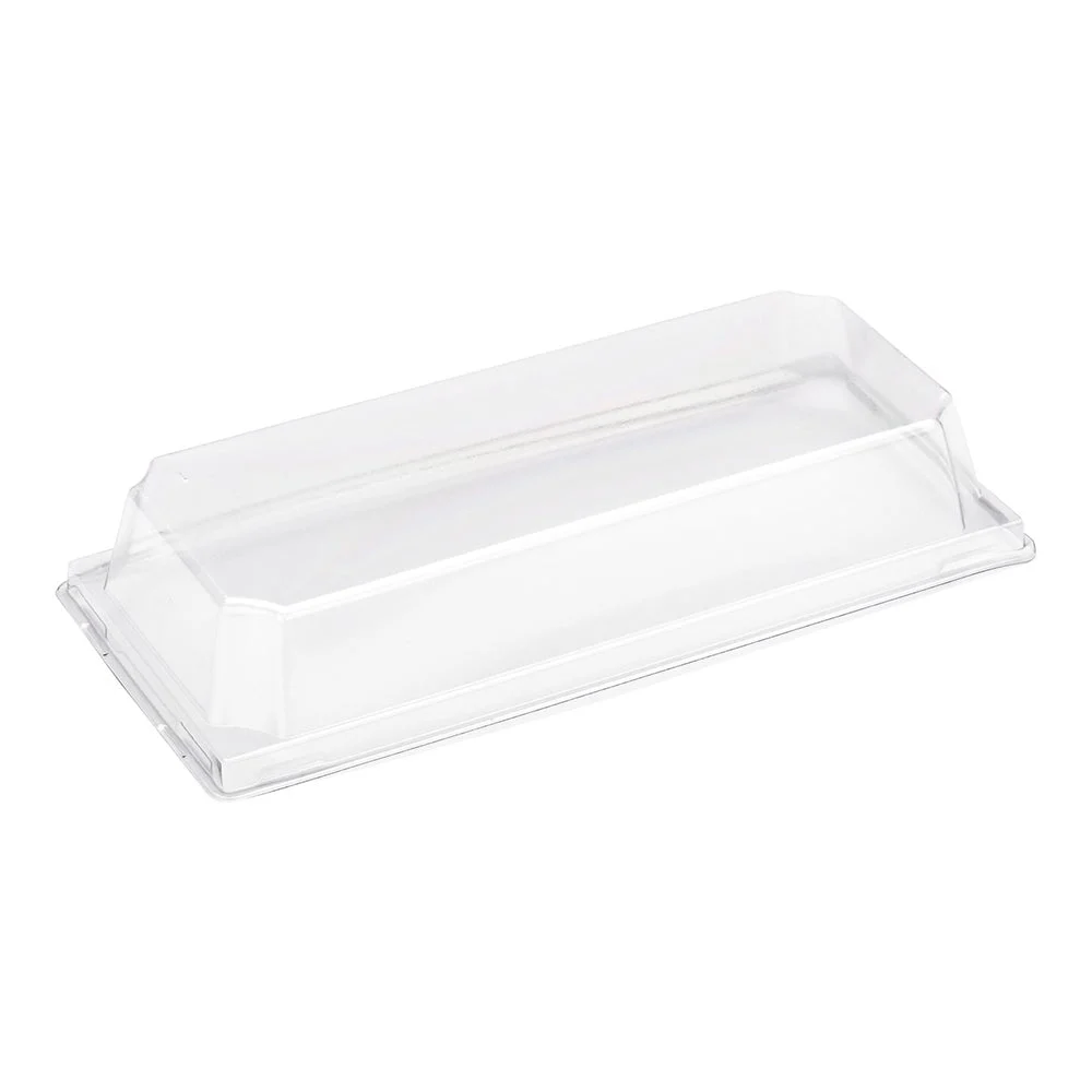 Lids, Dome, Plastic, Clear, for Large Sushi Container,1 - 100 COUNT
