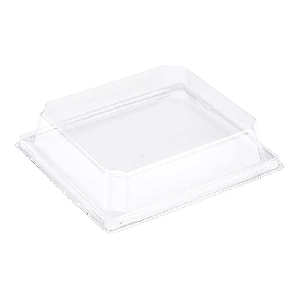 Lids, Dome, Plastic, Clear, for Large Tetra Sushi Container,1 - 100 COUNT