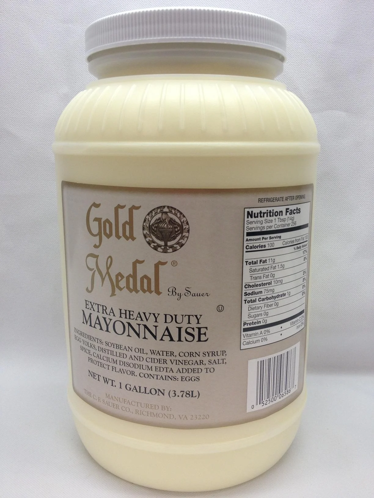 Mayonnaise, Extra Heavy-Duty,4 - 1 GALLON