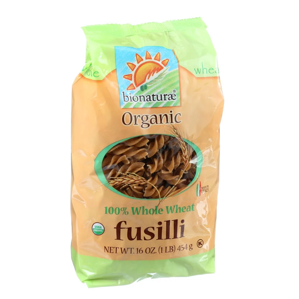 Pasta, Fusili, Whole Wheat,12 - 16 OUNCE