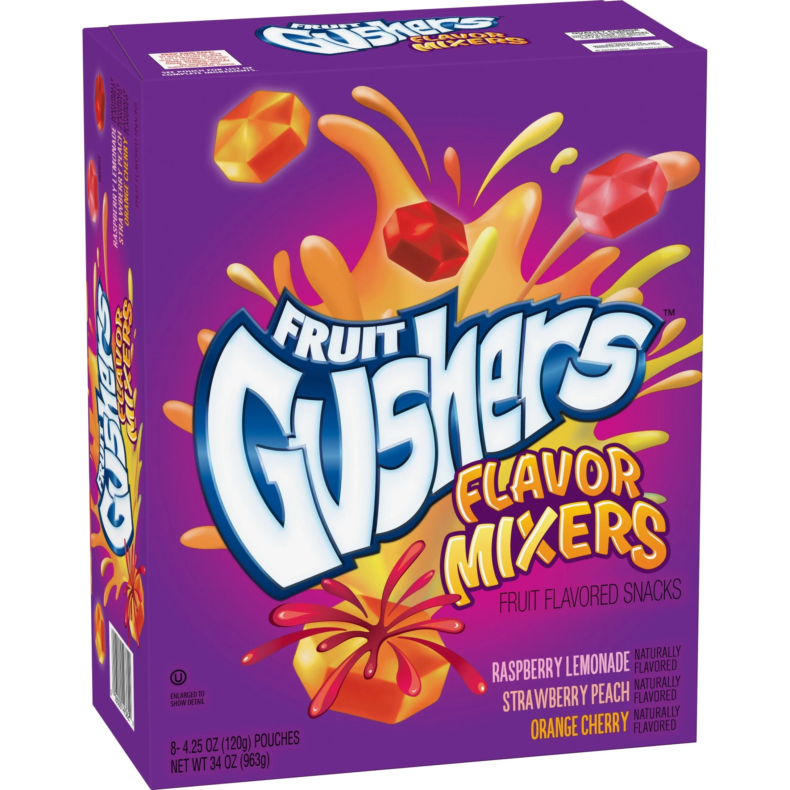 Snacks, Fruit, Flavor Mixers, Single Serve, 4.25 Ounce,6 - 8 COUNT