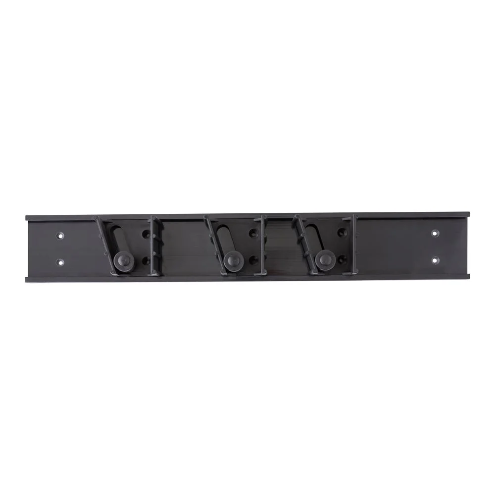 Tool Holder, Hang-Up, 17.75 x 2.75 x 1.75 Inch, 3-Slot, Black Plastic,1 - 1 EACH