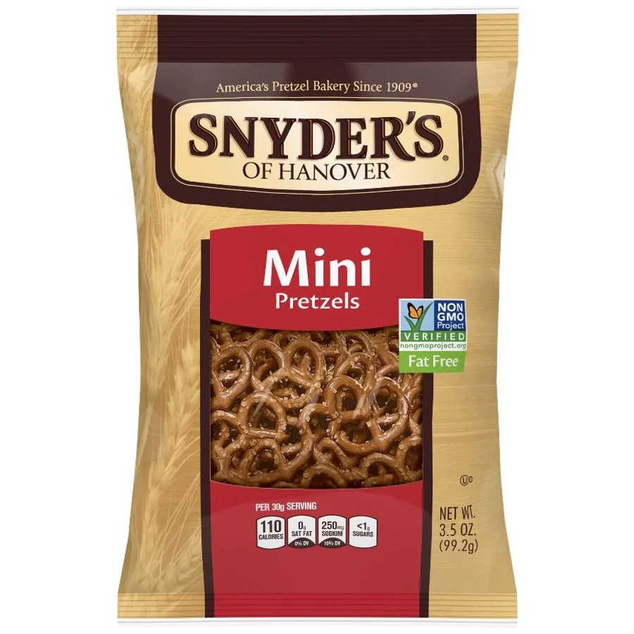 Pretzels, Mini, Single-Serve,8 - 3.5 OUNCE