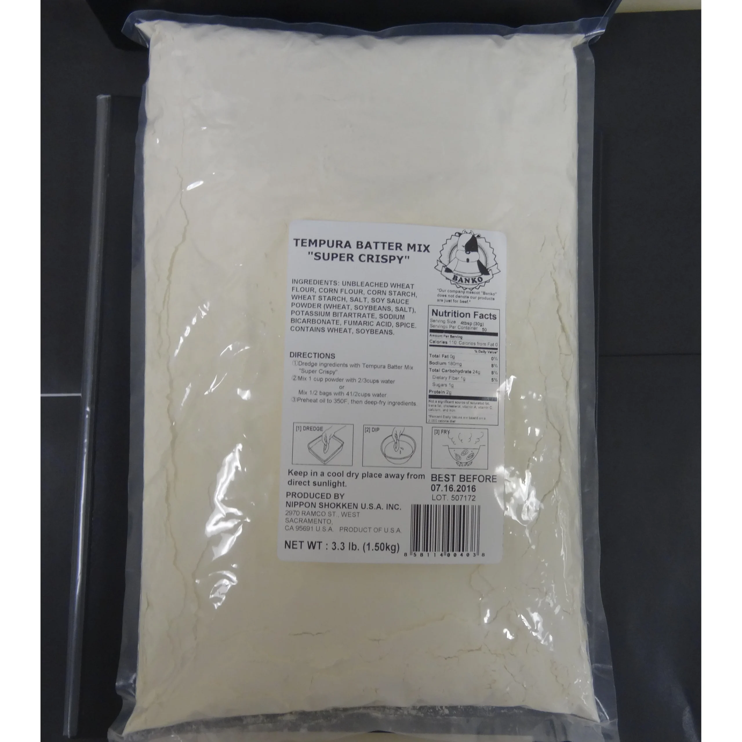 Mix, Tempura Batter, Super Crispy, Shelf Stable,6 - 3.3 POUND