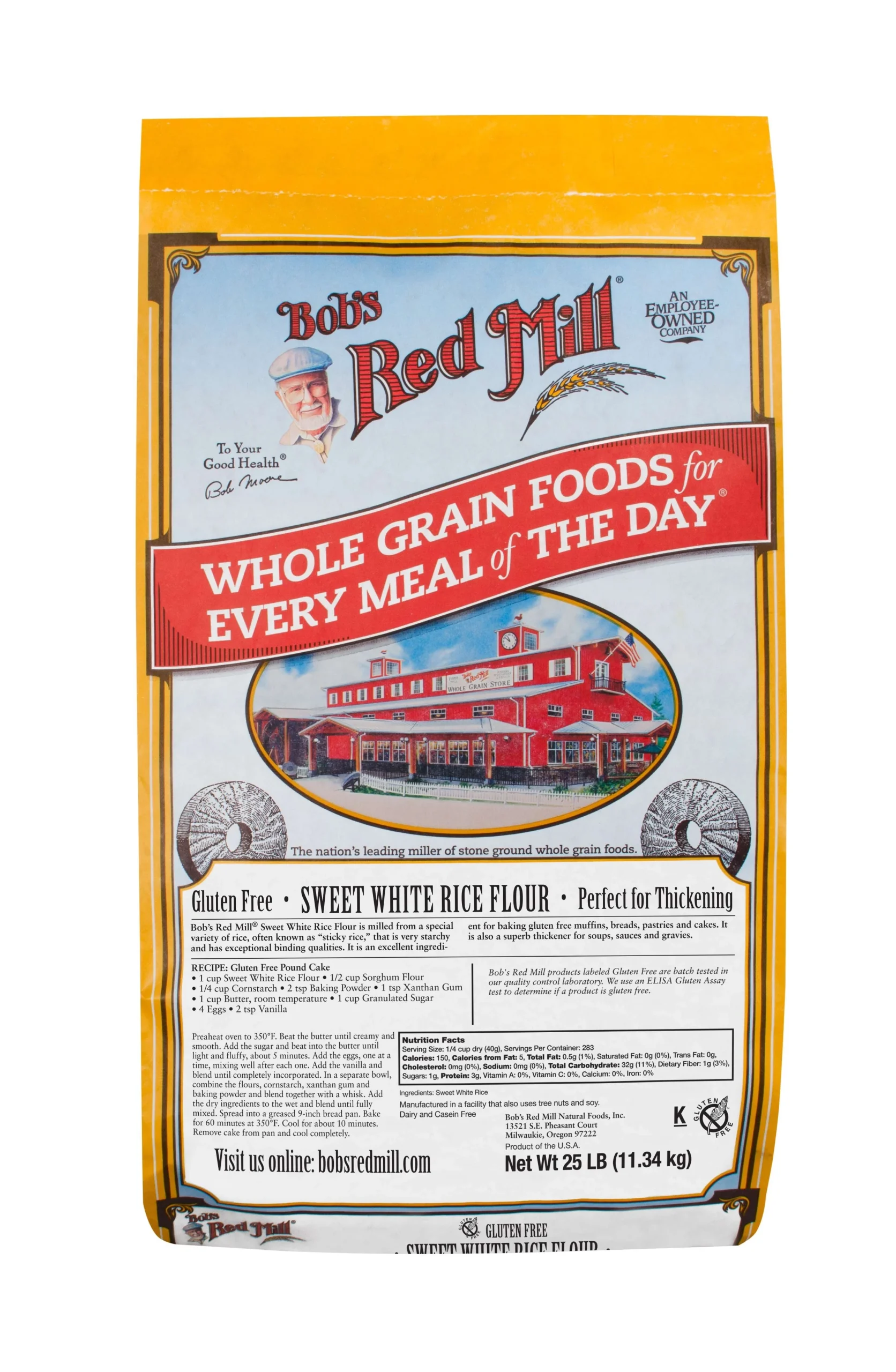 Rice Flour, Sweet White, Bulk,1 - 25 POUND