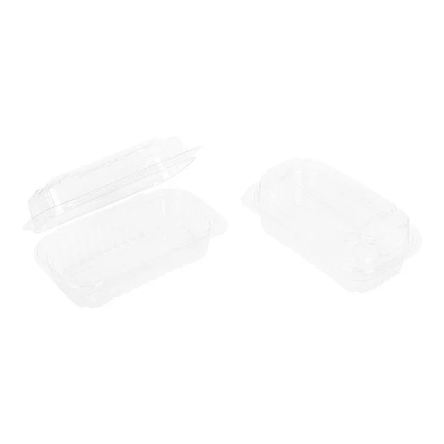 Containers, Takeout, 9 x 5 Inch, Plastic, Clear, Rectangle, Renewable, Clamshell,1 - 240 COUNT