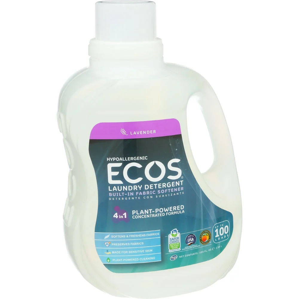 Detergent, Laundry, Lavender, Liquid,4 - 100 FLUID