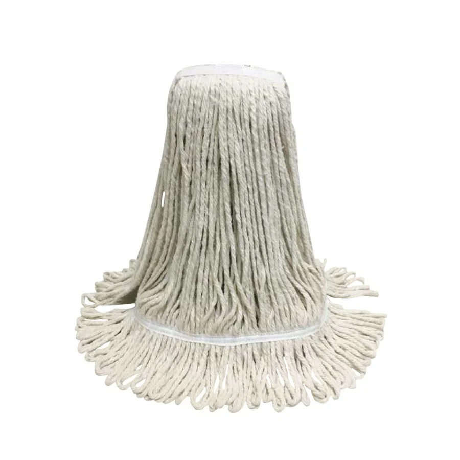 Mop Head, Poly-Cotton Blend Looped End, White, 24 Ounce,1 - 1 EACH