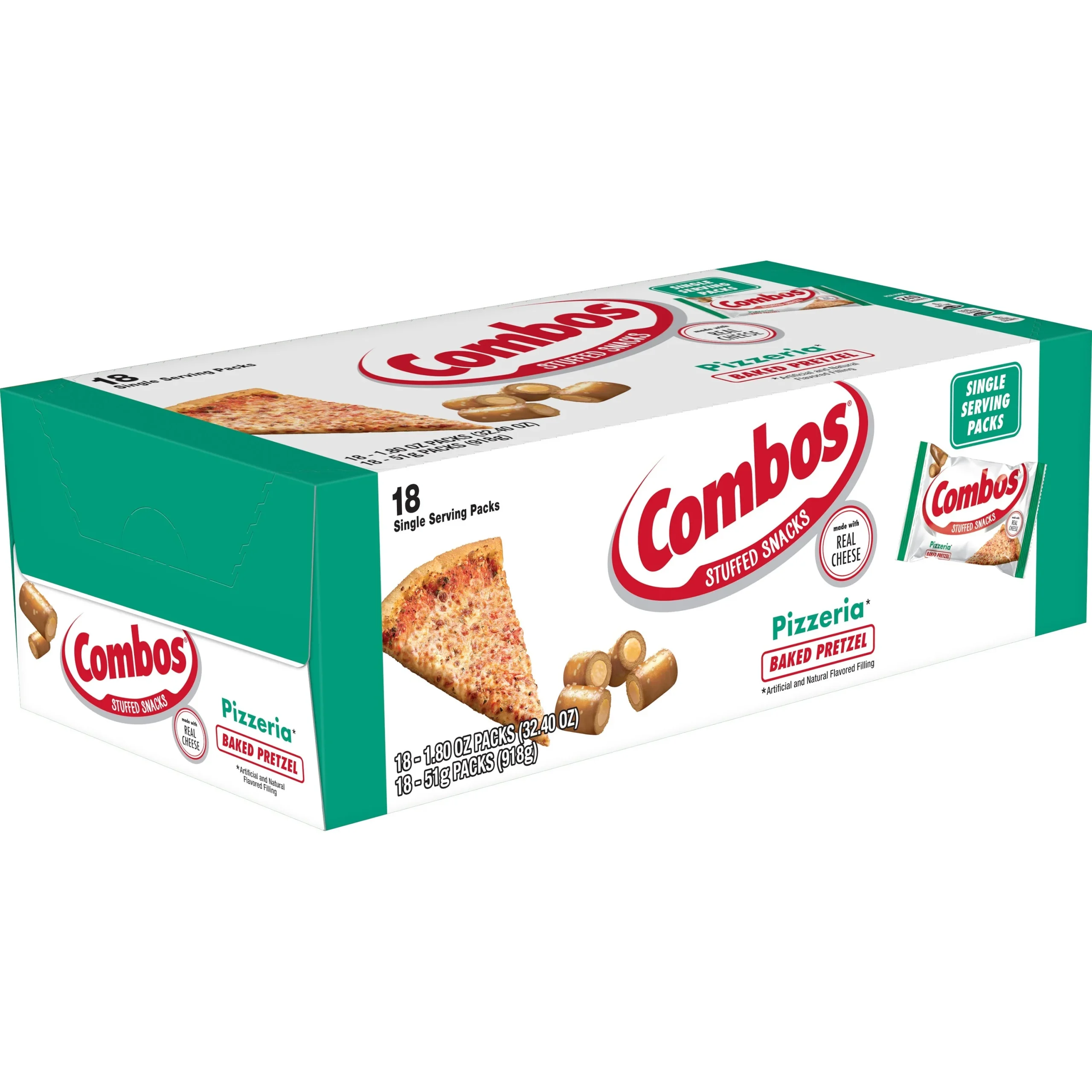 Snacks, Pretzel, Pizza, Single Serve,12 - 18 COUNT