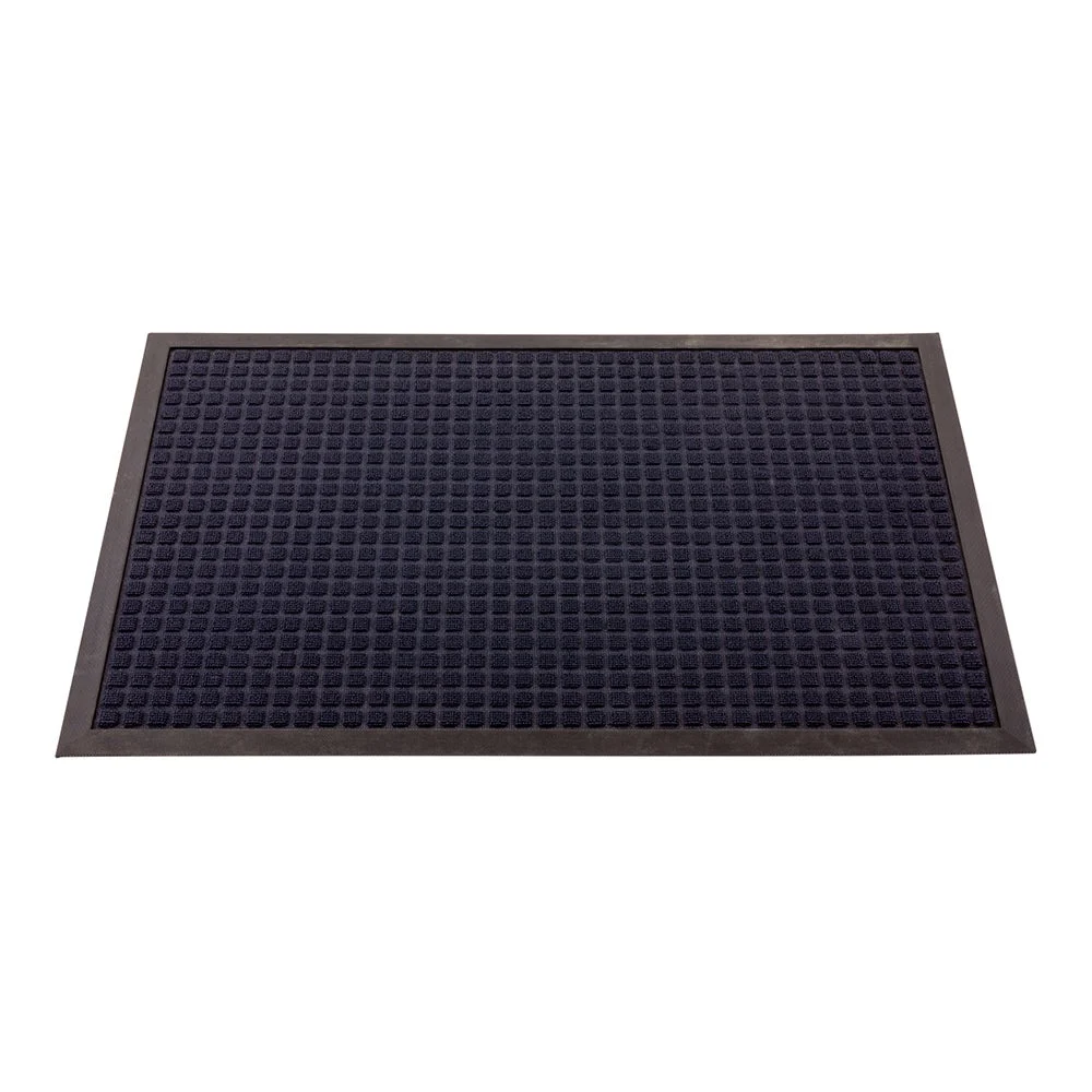 Floor Mat, Carpet, Comfy Feet, Heavy Duty, Blue, 36 x 24 Inch, Waffle, Polypropylene,1 - 1 EACH