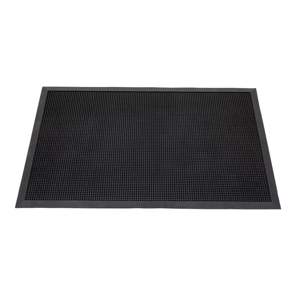 Floor Mat, Comfy Feet, Non-Slip, Black, 48 x 36 Inch, Recycled Ruber,1 - 1 EACH