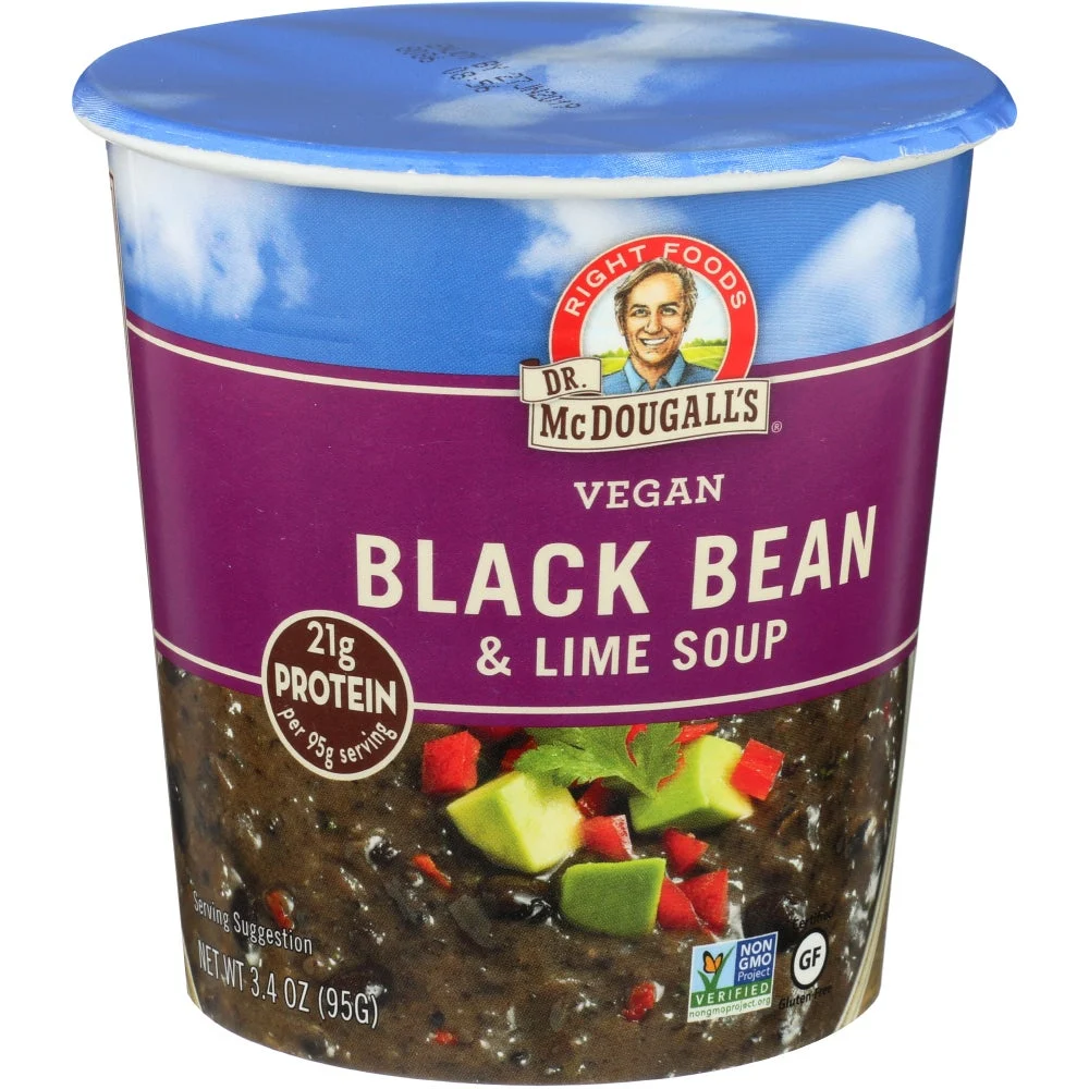Soup, Black Bean & Lime,6 - 3.4 OUNCE