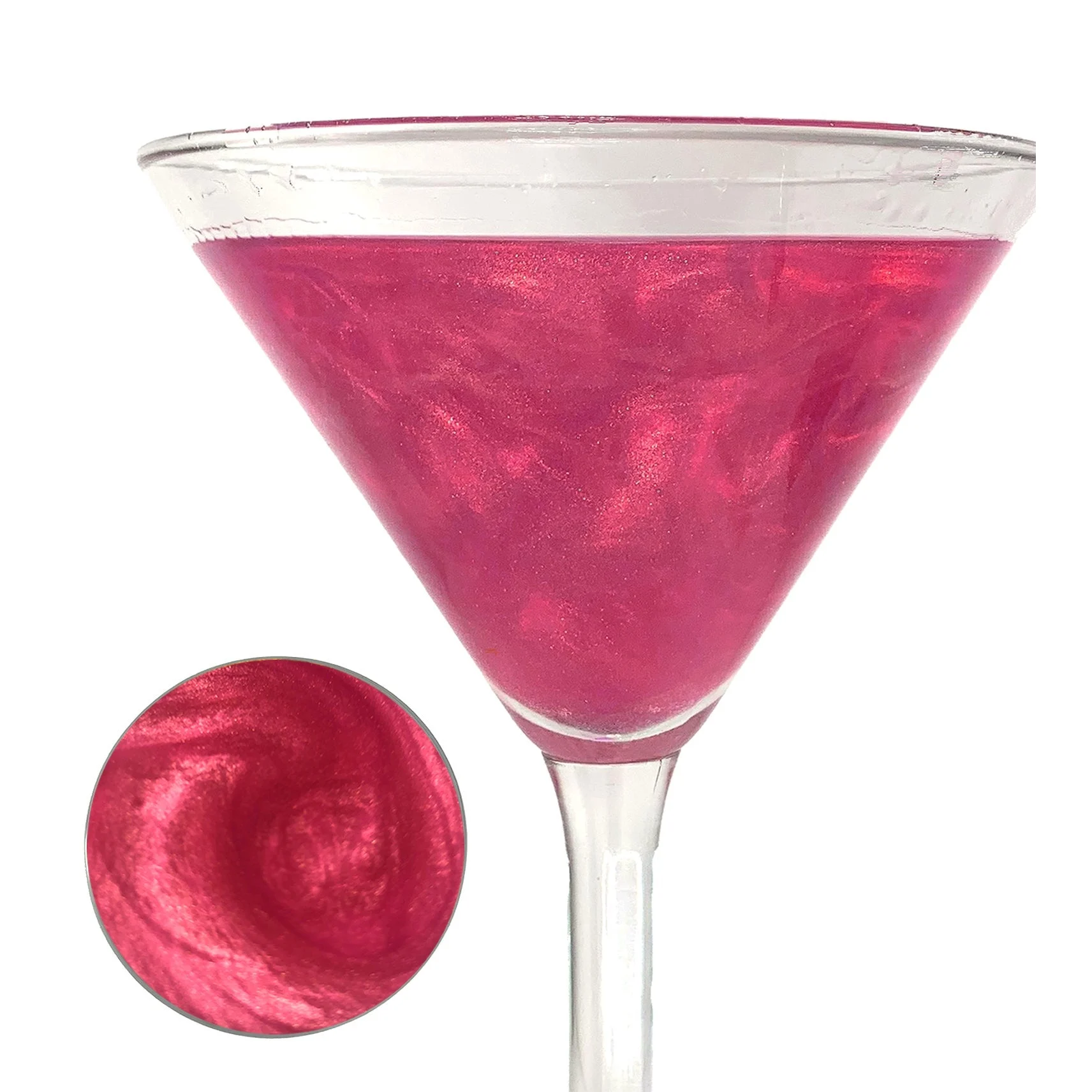 Glitter, Cocktail, All-Natural, Fuchsia,12 - 5 Gram Avg