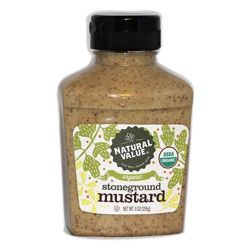 Mustard, Stoneground,12 - 9 OUNCE