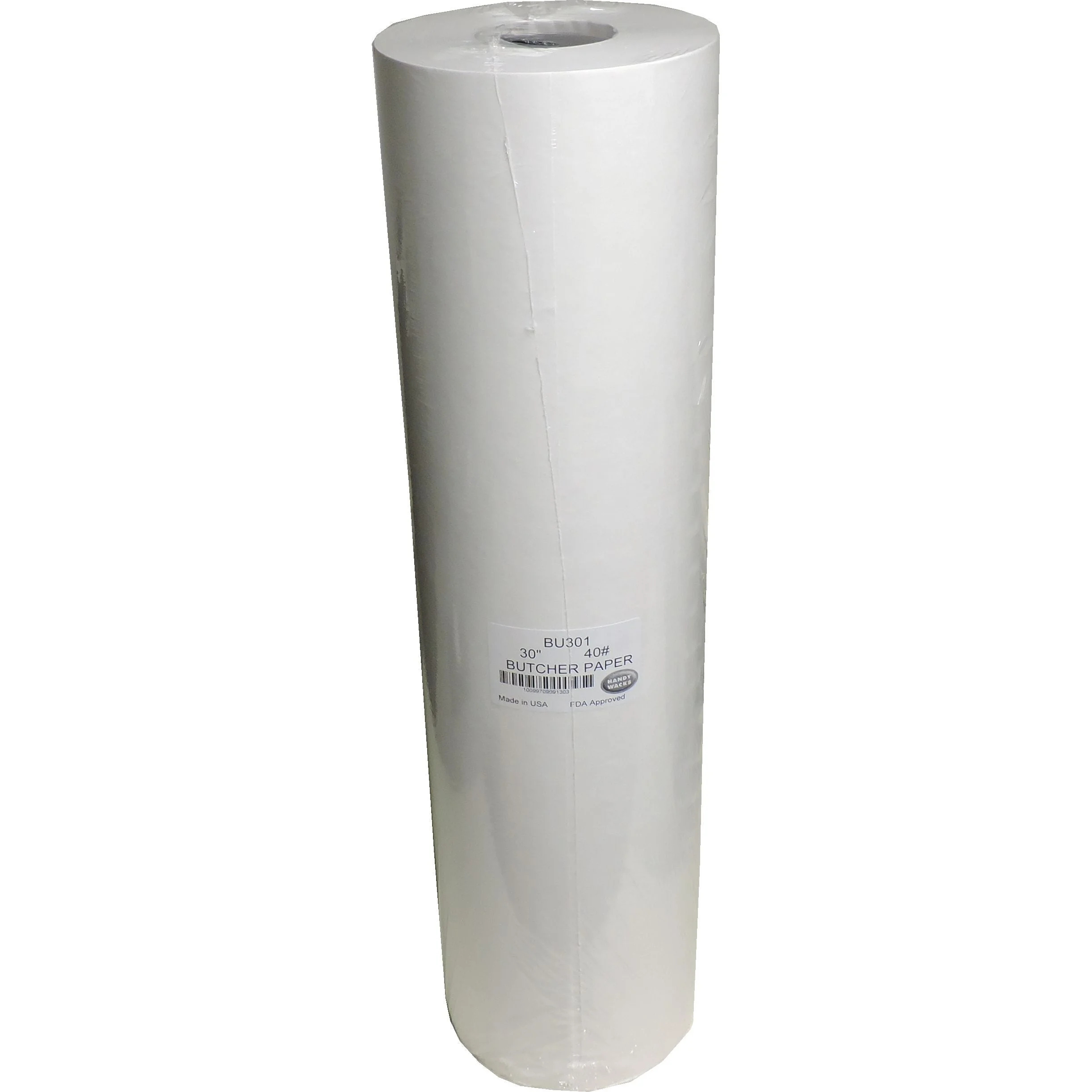 Paper Roll, Butcher, 30 Inch, White,1 - 900 FOOT