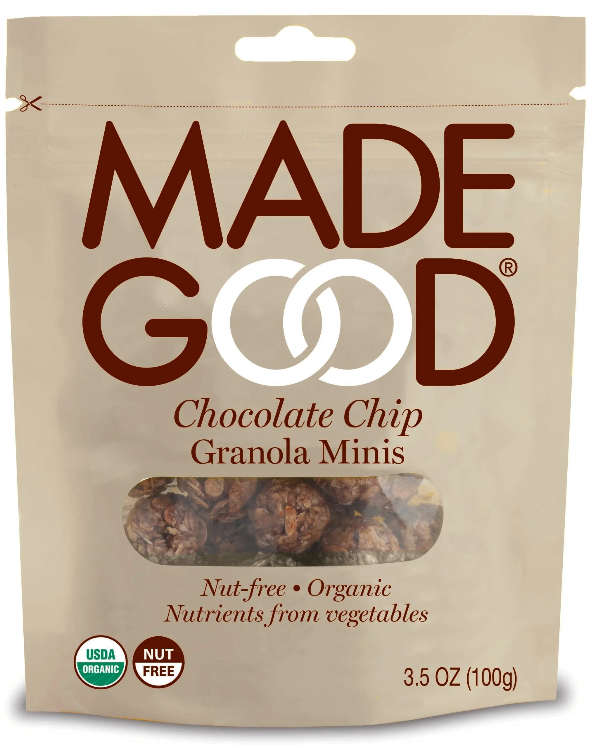 Granola Clusters, Chocolate Chip, Mini,6 - 3.5 OUNCE