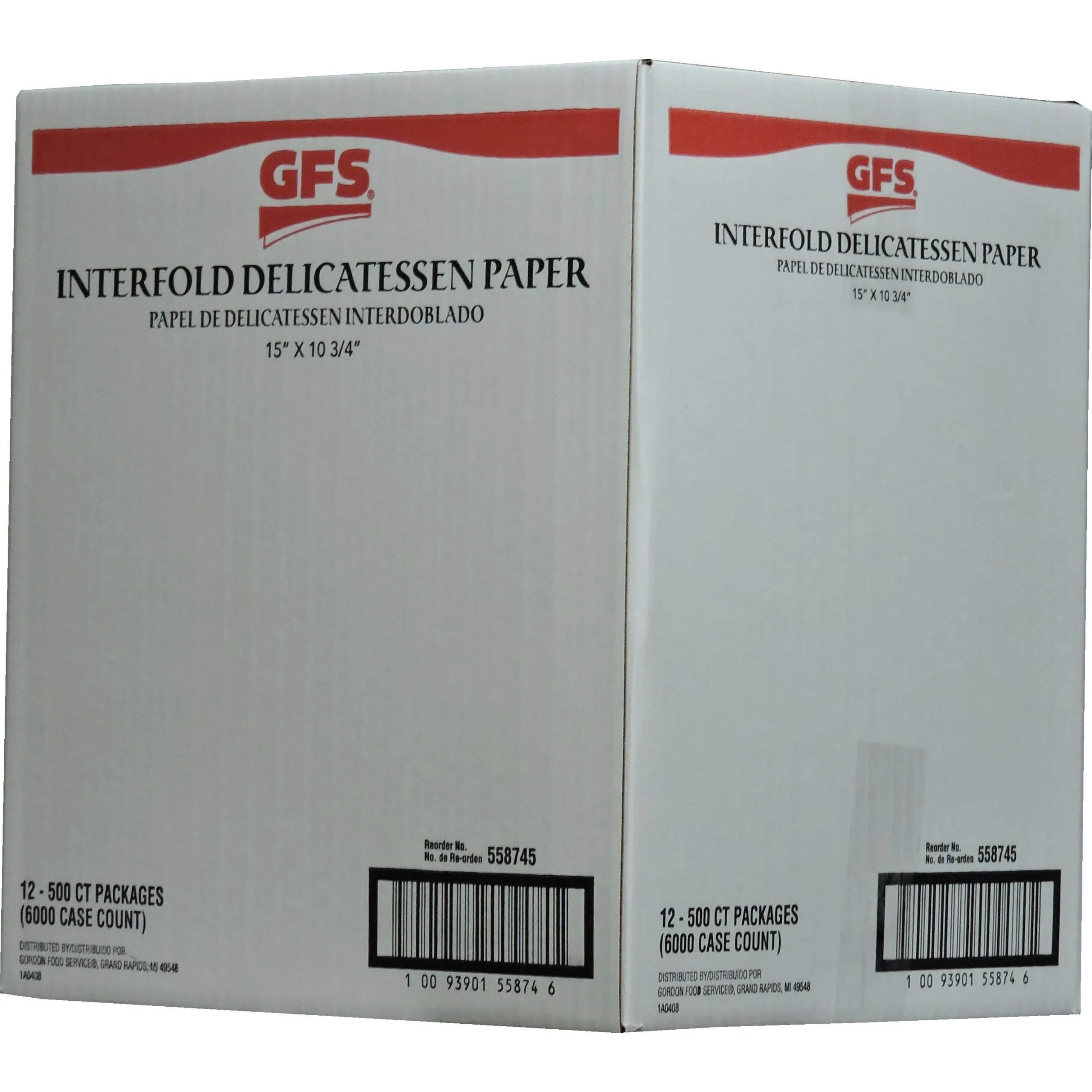 Wraps, Deli, 15 x 10.75 Inch, Dry-Waxed Paper, White, Light-Grade, Interfolded,12 - 500 COUNT