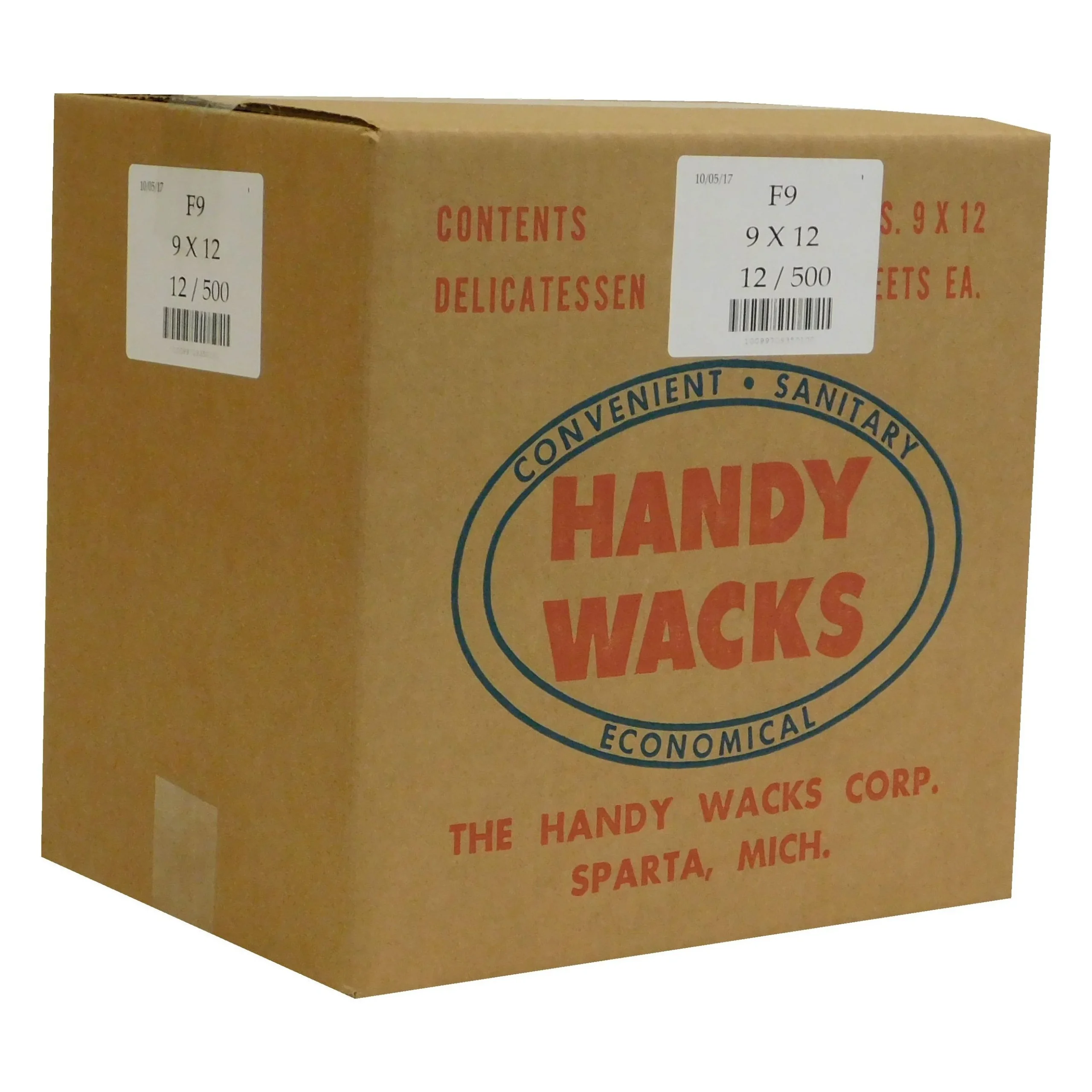 Wraps, Deli, 9 x 12 Inch,12 - 500 COUNT