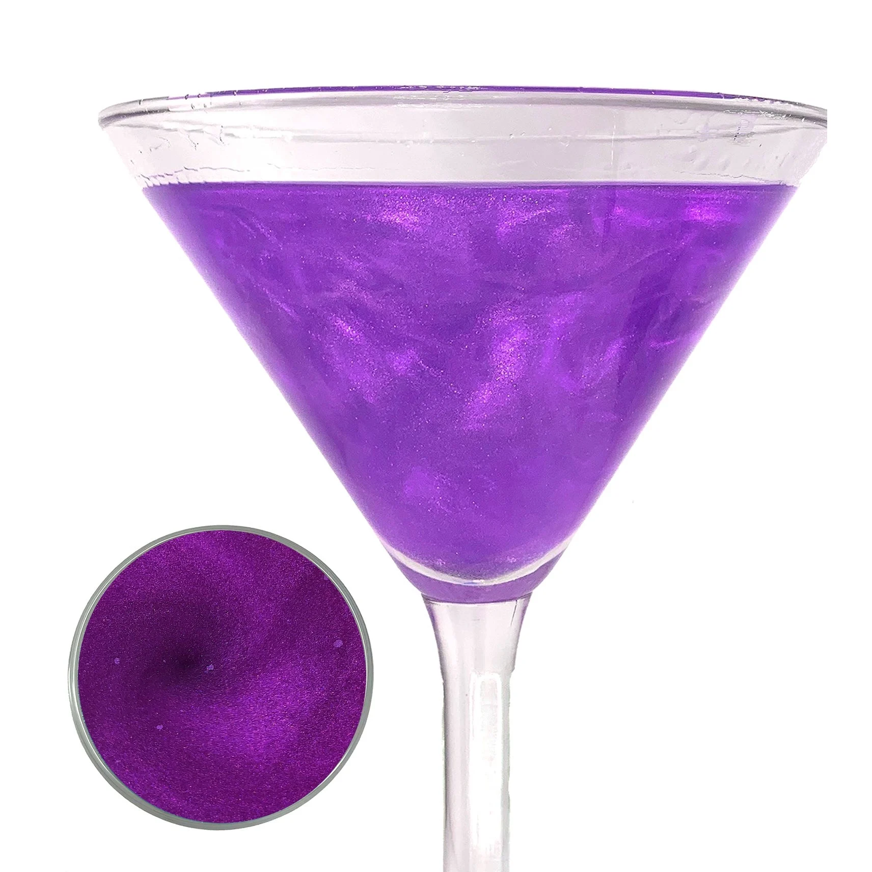 Glitter, Cocktail, All-Natural, Purple,12 - 28 Gram Avg