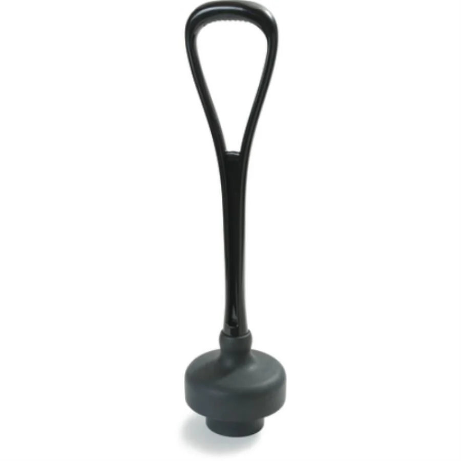 Plunger, Toilet Bowl, Black, 22 Inch, Rubber Handle,1 - 1 EACH