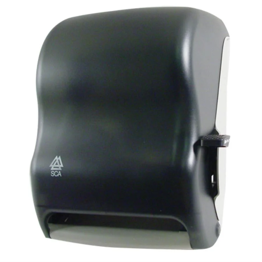 Dispenser, Paper Towel, Lever-Action, Black Plastic, 15.5 x 12.9 x 9.3 Inch,1 - 1 EACH