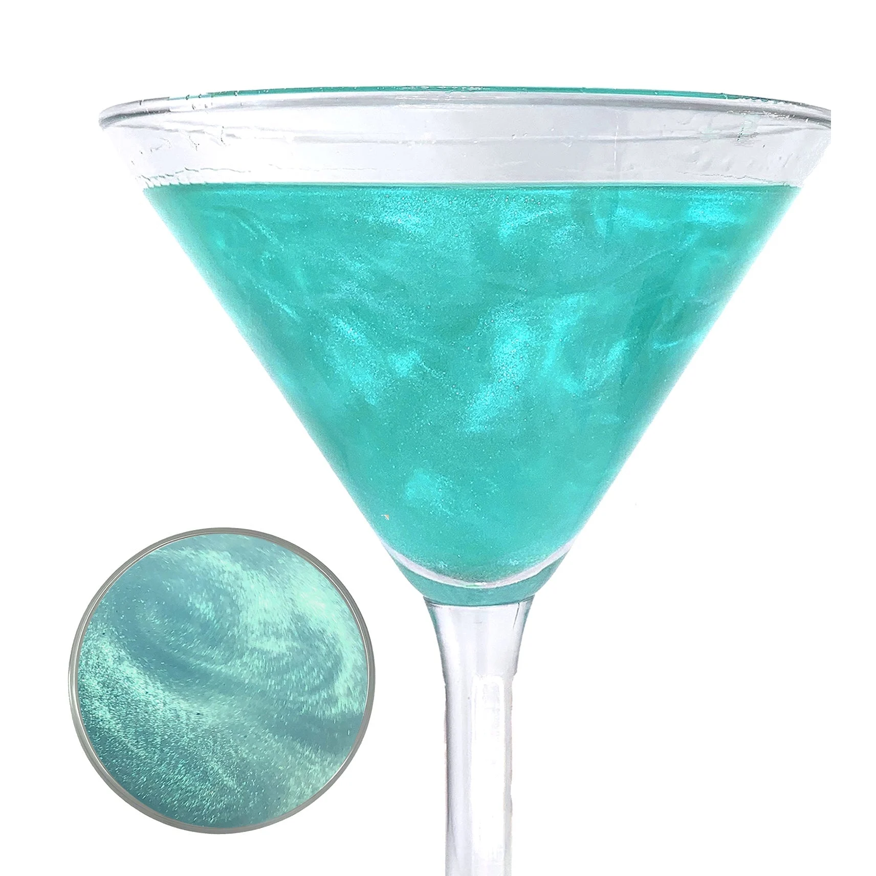 Glitter, Cocktail, All-Natural, Turquoise,12 - 28 Gram Avg