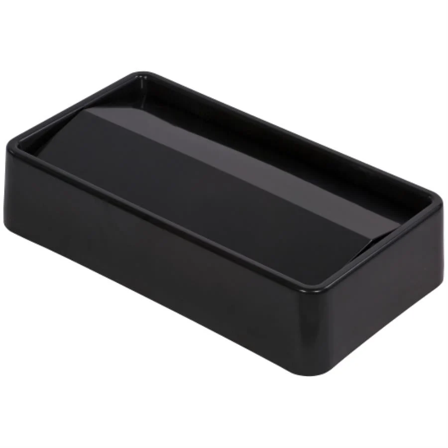 Lid, Trash Receptable, Swing-Top, Black, 20.19 x 11.56 x 4.5 Inch, for 15 or 23 Gallon Carlisle Trimline Waste Containers,1 - 1 EACH