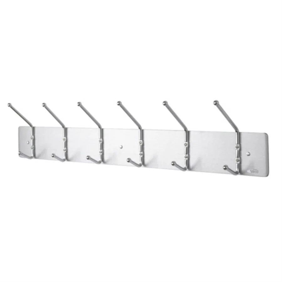 Rack, Coat, 6-Hook, Silver,1 - 1 EACH