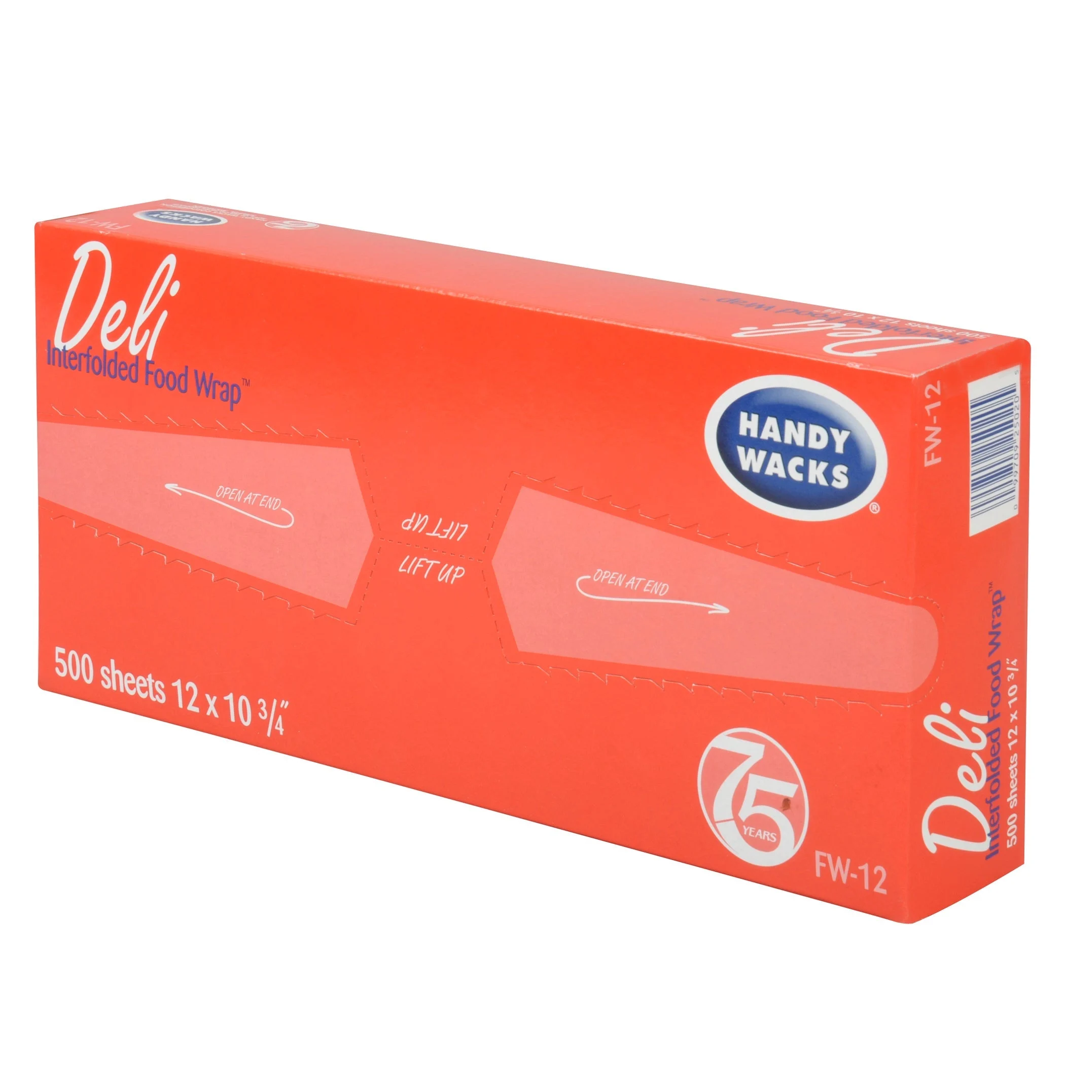 Wraps, Deli, 10 x 10.75 Inch, Red Checker,12 - 500 COUNT