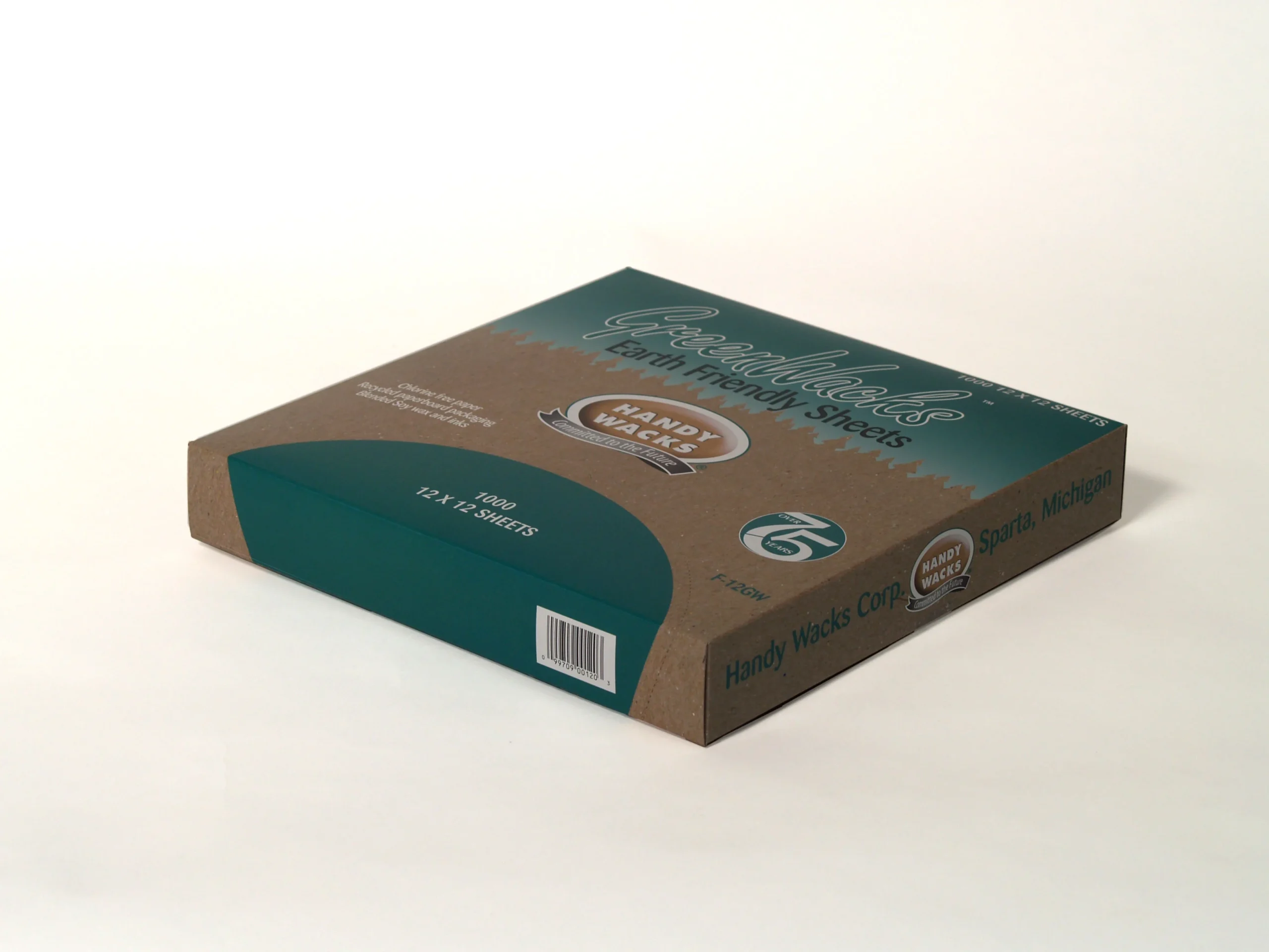 Wraps, Deli, Green Wax, 12 x 12 Inch, Natural, Flat,3 - 1000 COUNT