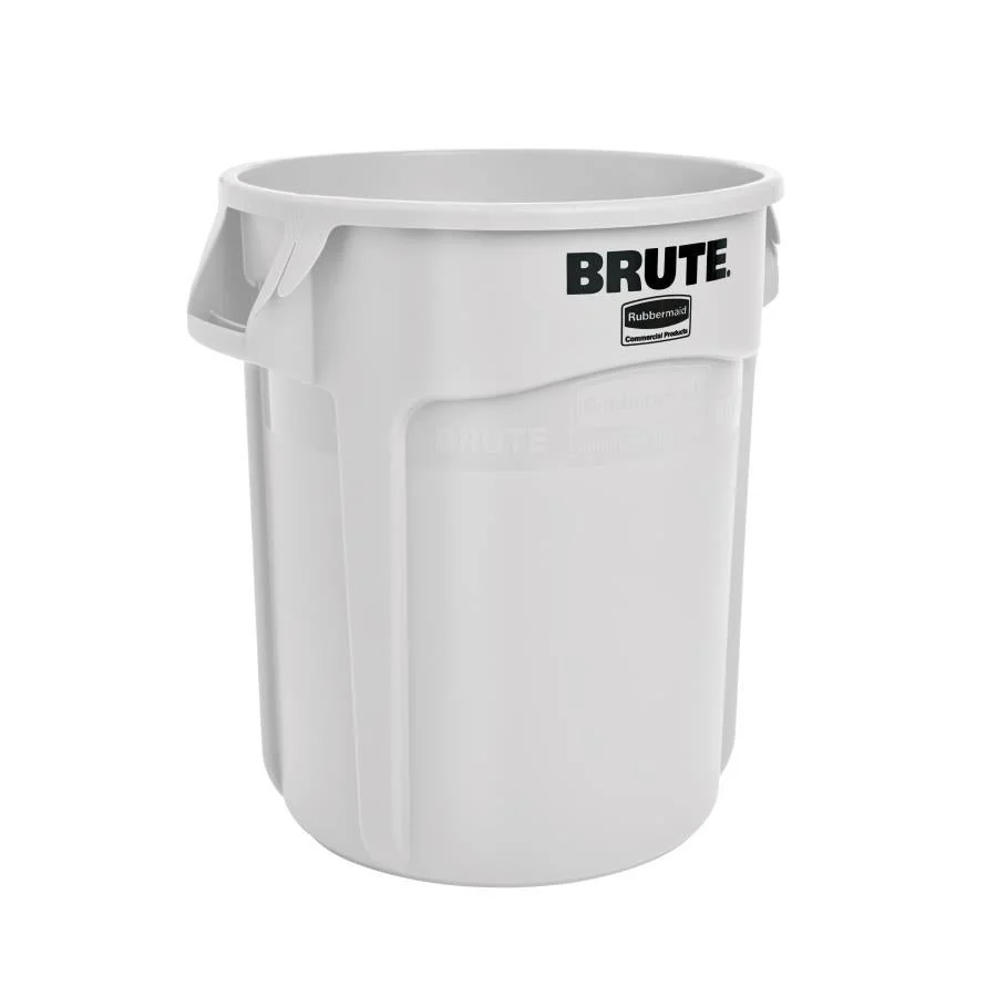 Receptacle, Trash, 10 Gallon, White,1 - 1 EACH