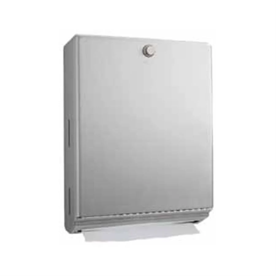 Dispenser, Paper Towel, Multi-Fold, Stainless Steel, 10.75 x 14 x 4 Inch,1 - 1 EACH
