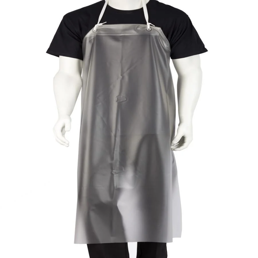 Apron, Dishwashing, Waterproof, Clear, 42 x 36 Inch, PVC Material,1 - 1 EACH