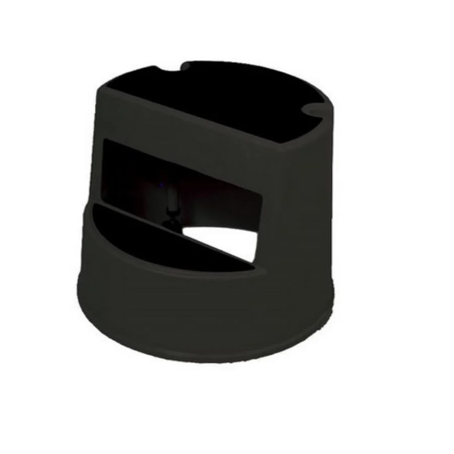 Stool, Step, 13.5 Inch, Rolling, Plastic, Black, 350 Pound, Slip-Resistant,1 - 1 EACH