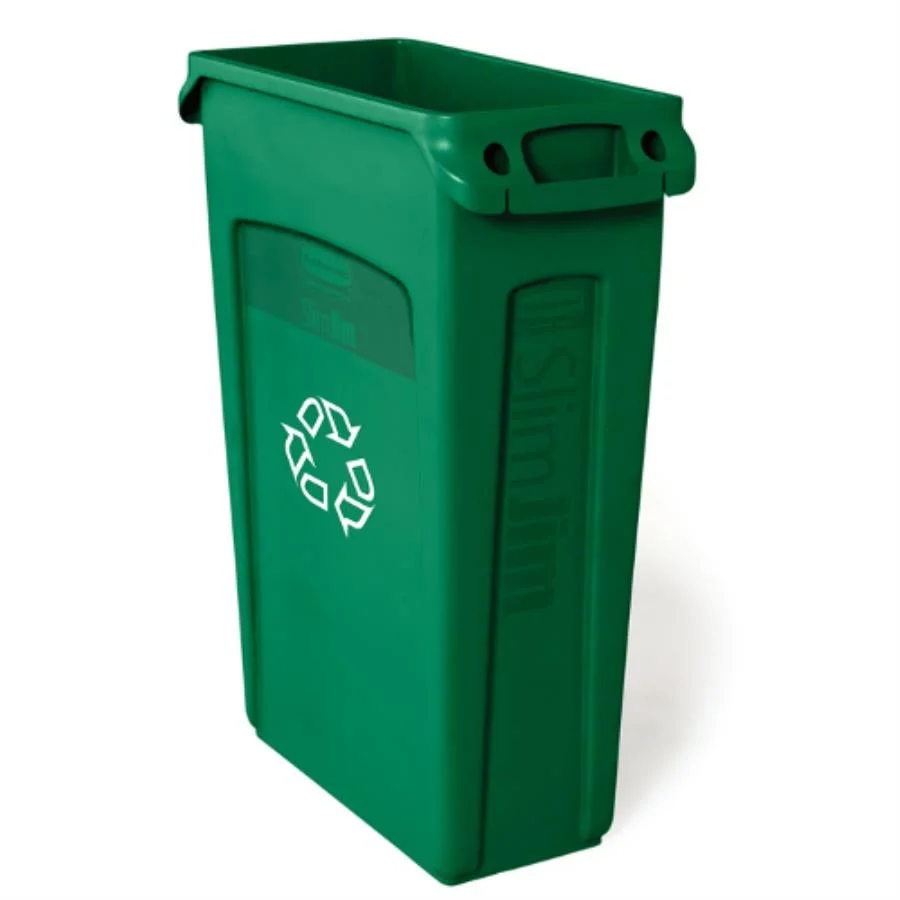 Container, Recycling or Compost, 23 Gallon, Green,1 - 1 EACH