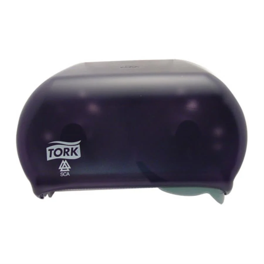 Dispenser, Toilet Tissue, Double-Roll, Smoke, 12.8 x 8.3 x 5.6 Inch,1 - 1 EACH