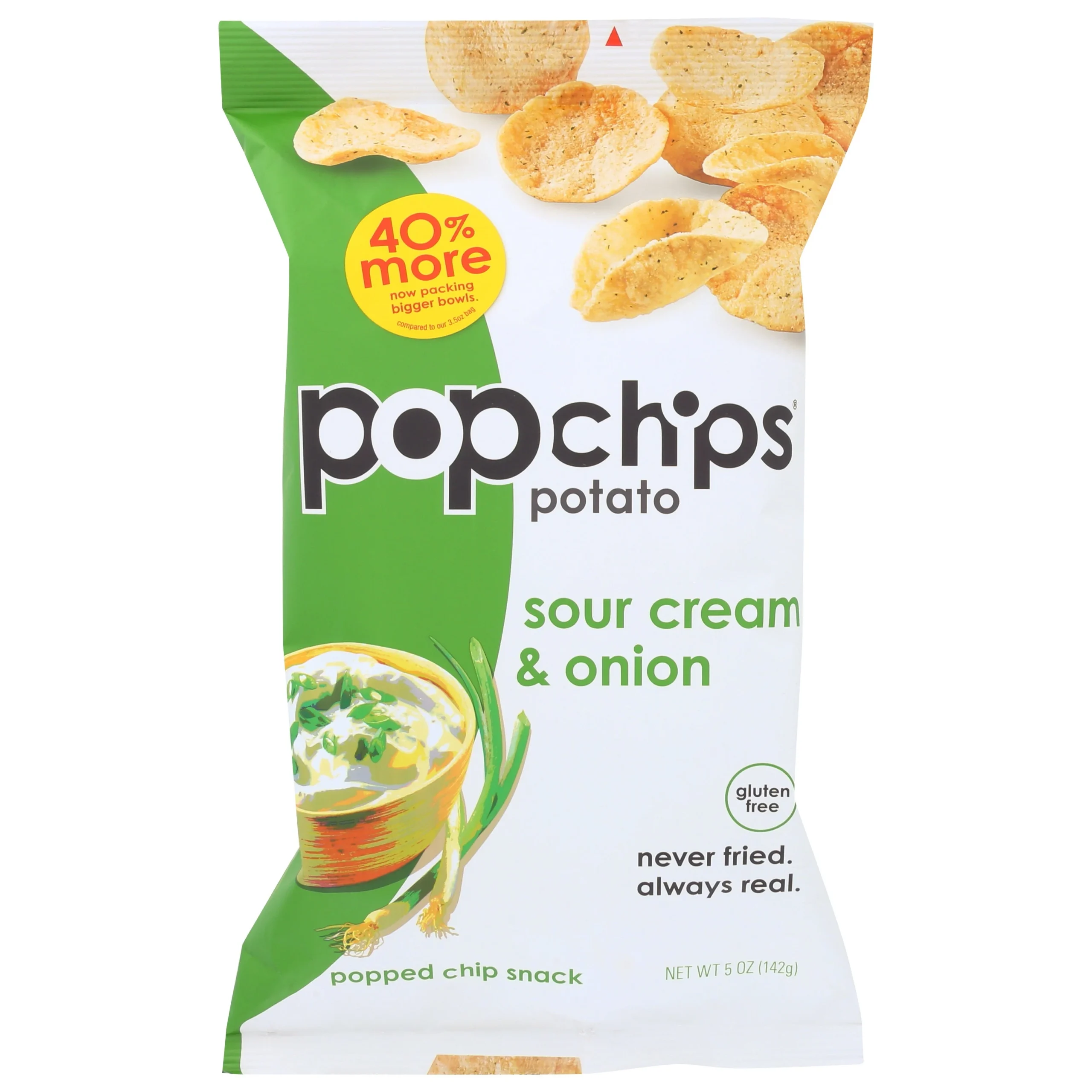 Chips, Potato, Sour Cream & Onion,12 - 5 OUNCE