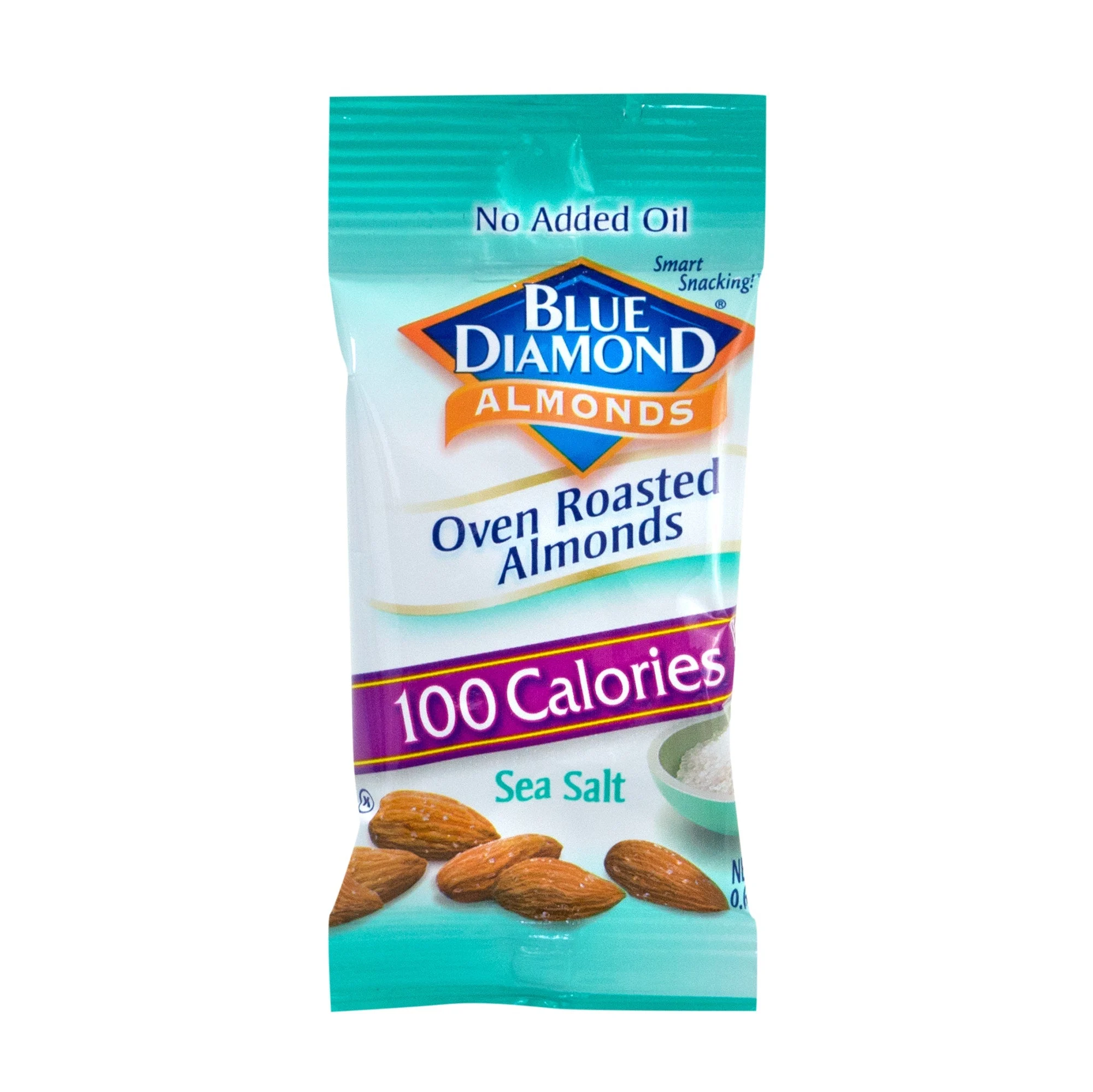 Almonds, Sea Salt, Whole, Roasted, Single-Serve,42 - 0.63 OUNCE