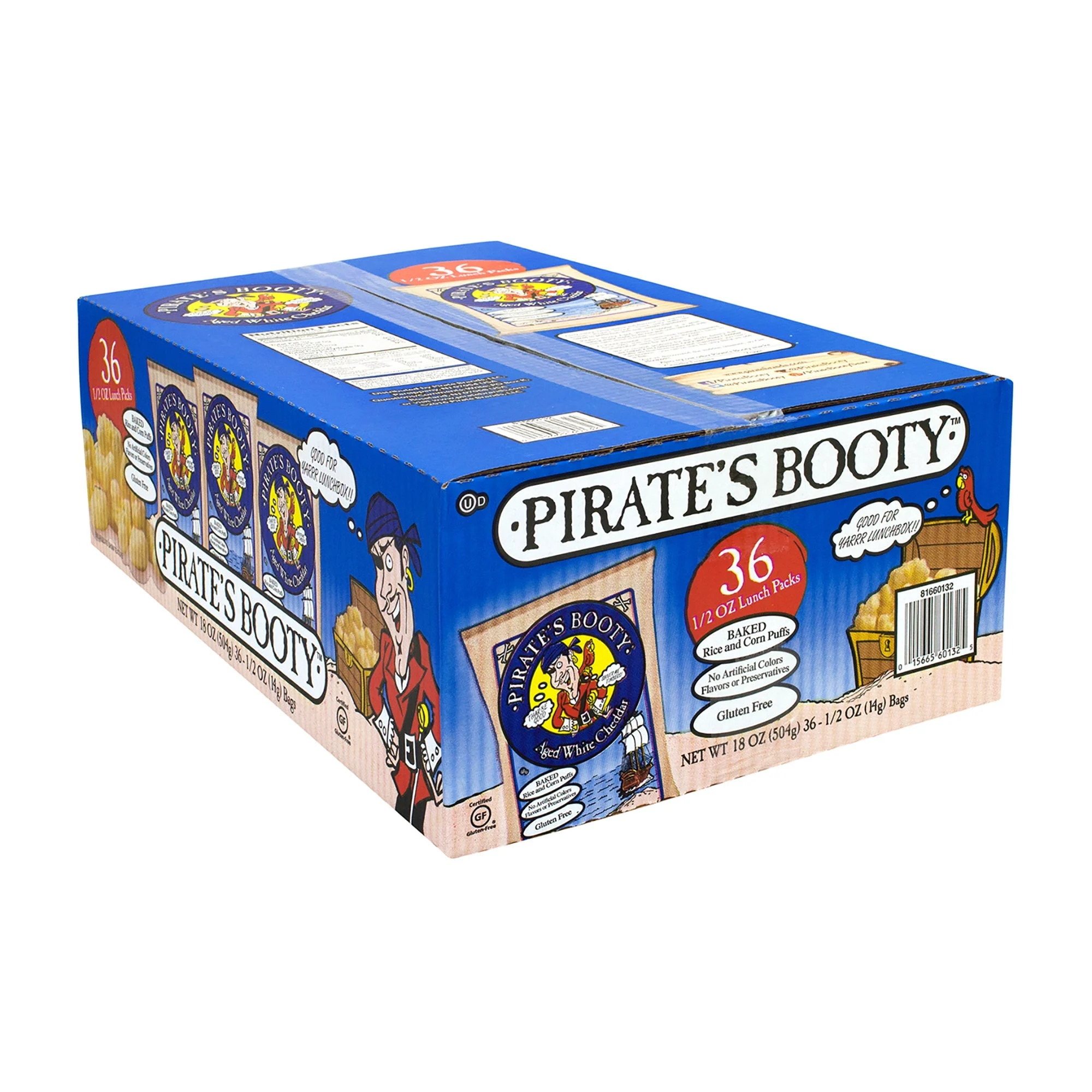 Snacks, Cheese Puff, Aged White Cheddar, Single-Serve,36 - 0.5 OUNCE