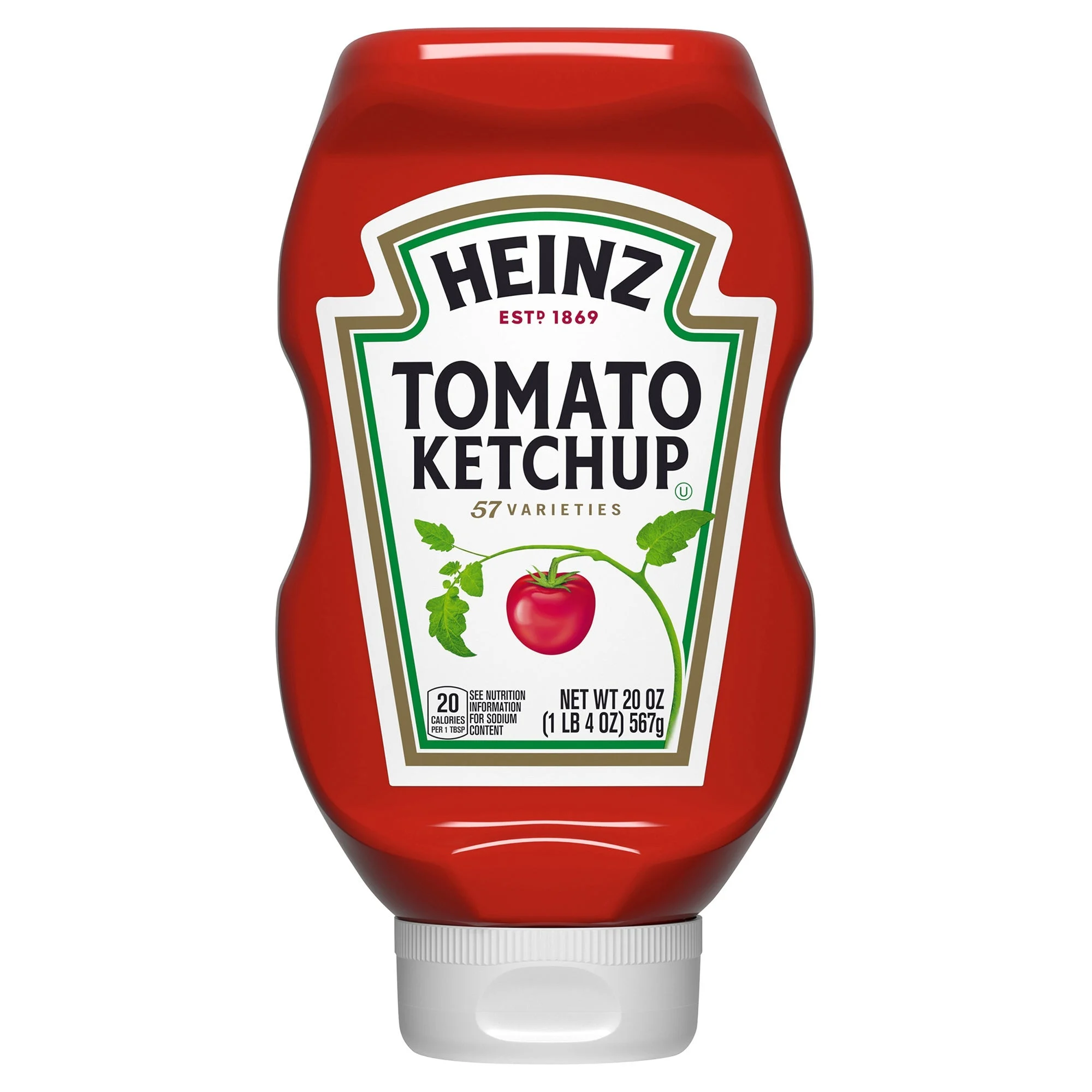 Ketchup, Upside Down, Squeeze Bottle,3 - 20 OUNCE