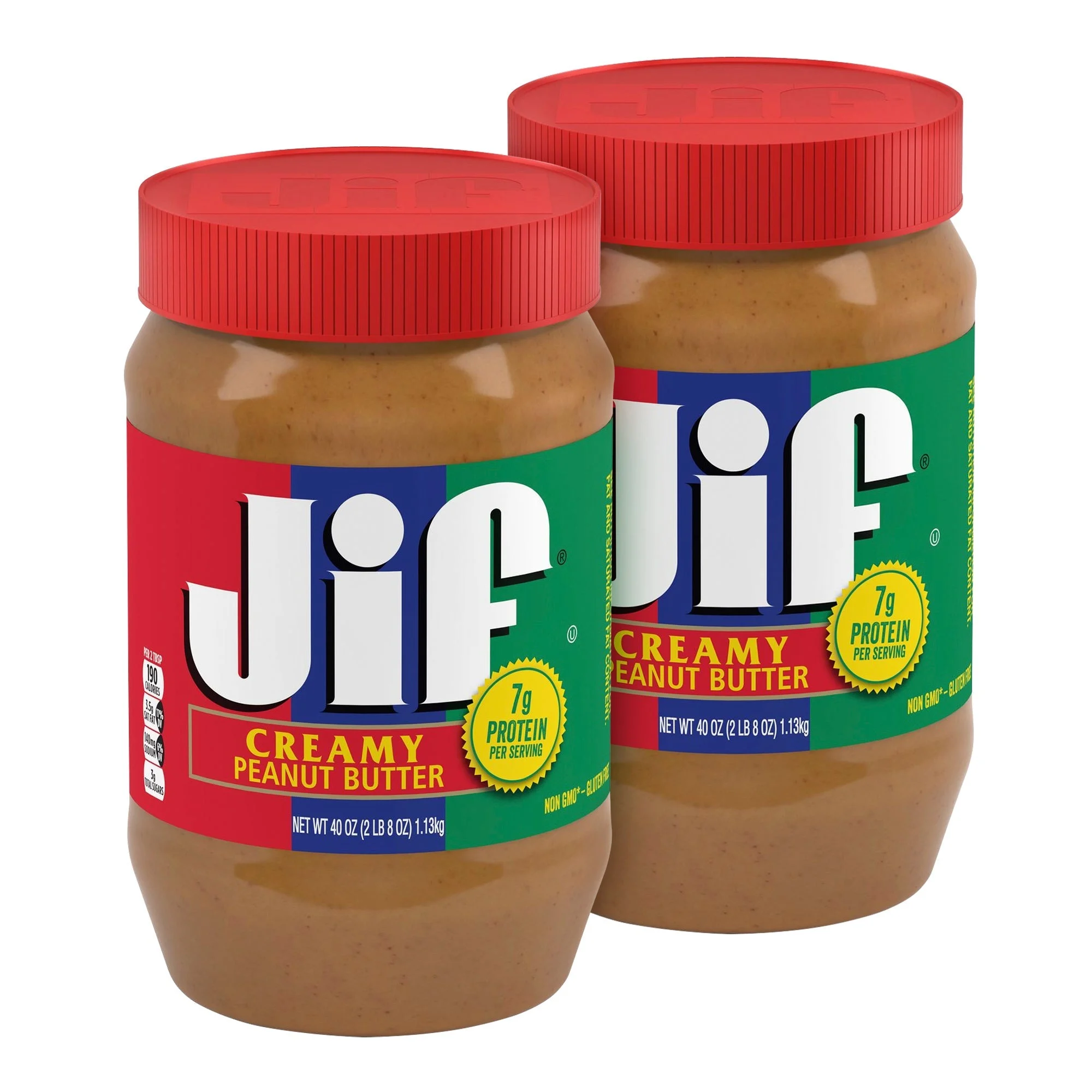 Peanut Butter, Creamy,2 - 40 OUNCE
