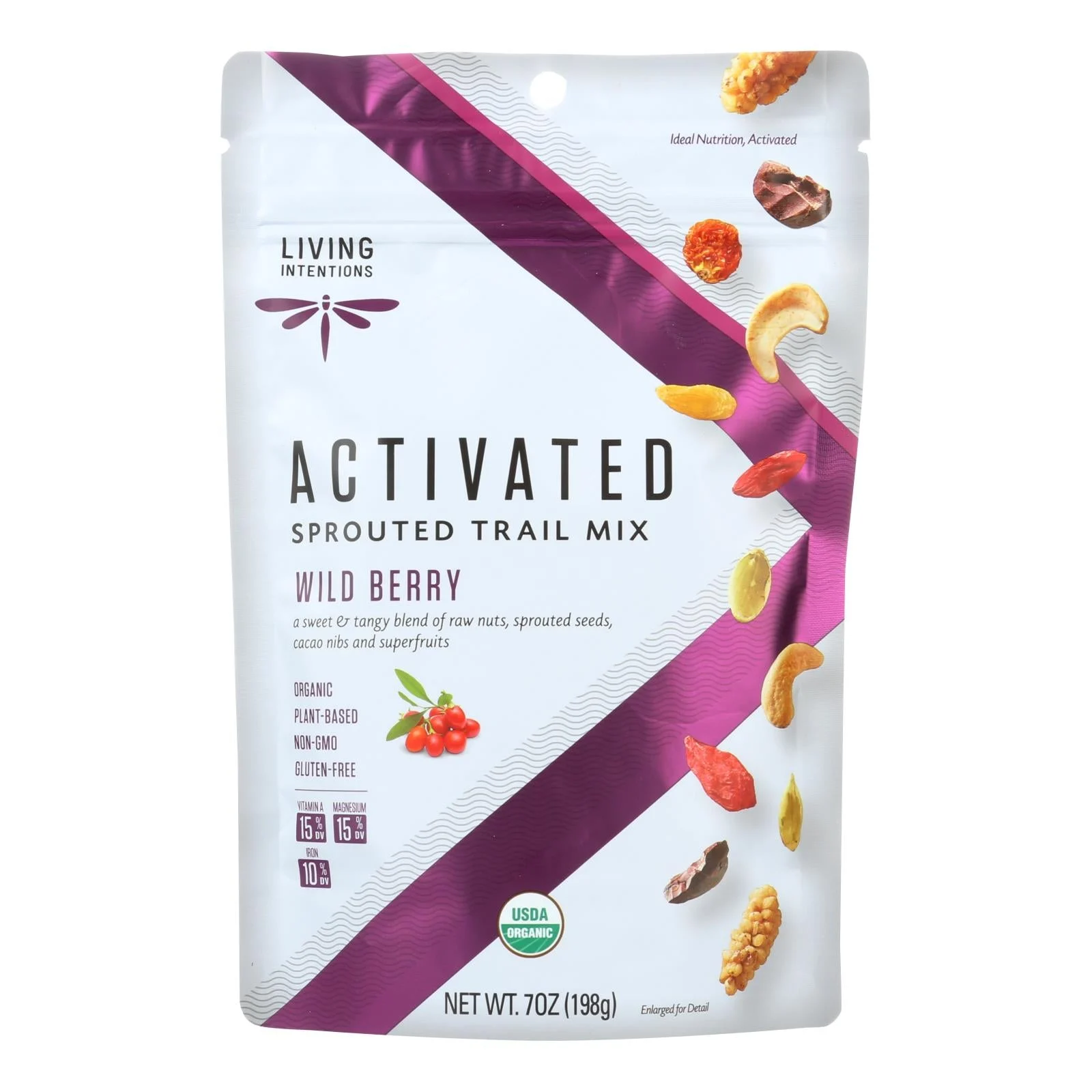 Trail Mix, Fruit/Nut/Chocolate, Wild Berry,6 - 7 OUNCE