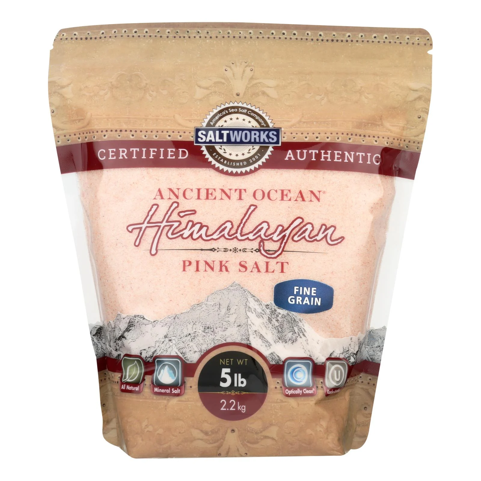 Salt, Himalayan, Pink,1 - 5 POUND