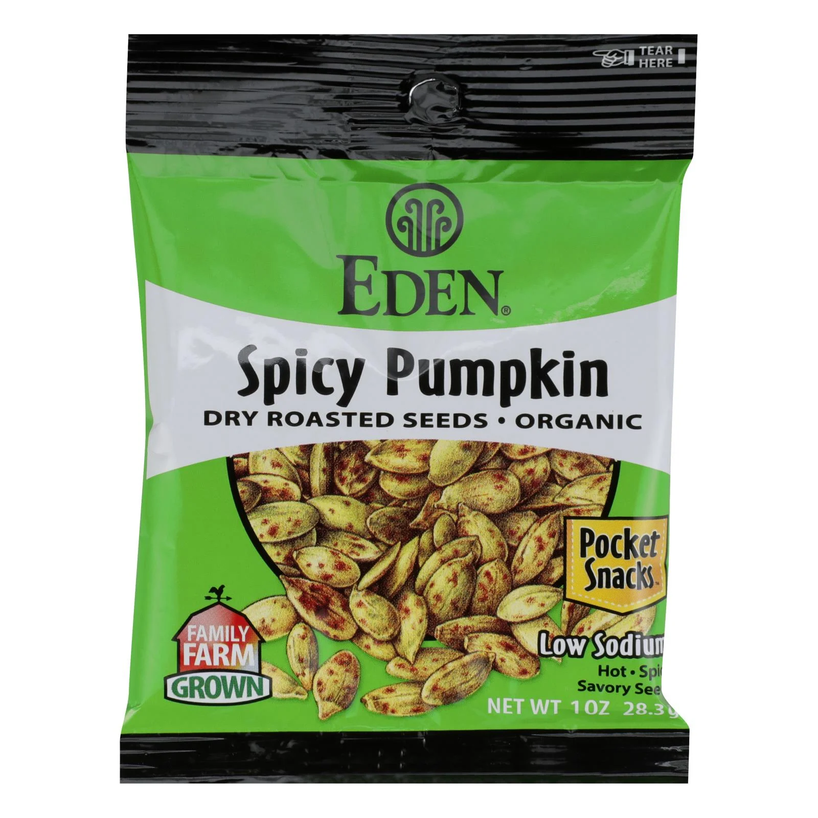 Seeds, Pumpkin, Dry Roasted Spicy, Single-Serve,12 - 1 OUNCE