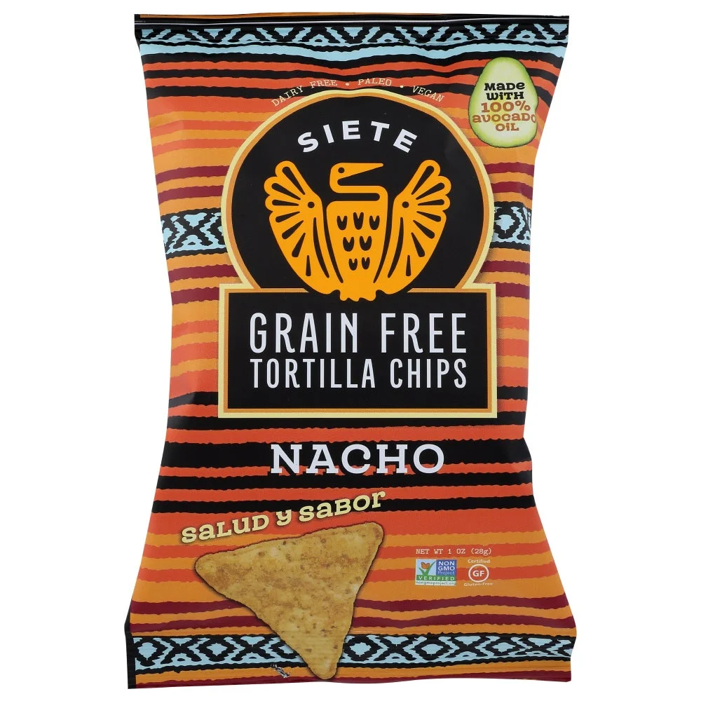Chips, Tortilla, Nacho, Single-Serve,24 - 1 OUNCE