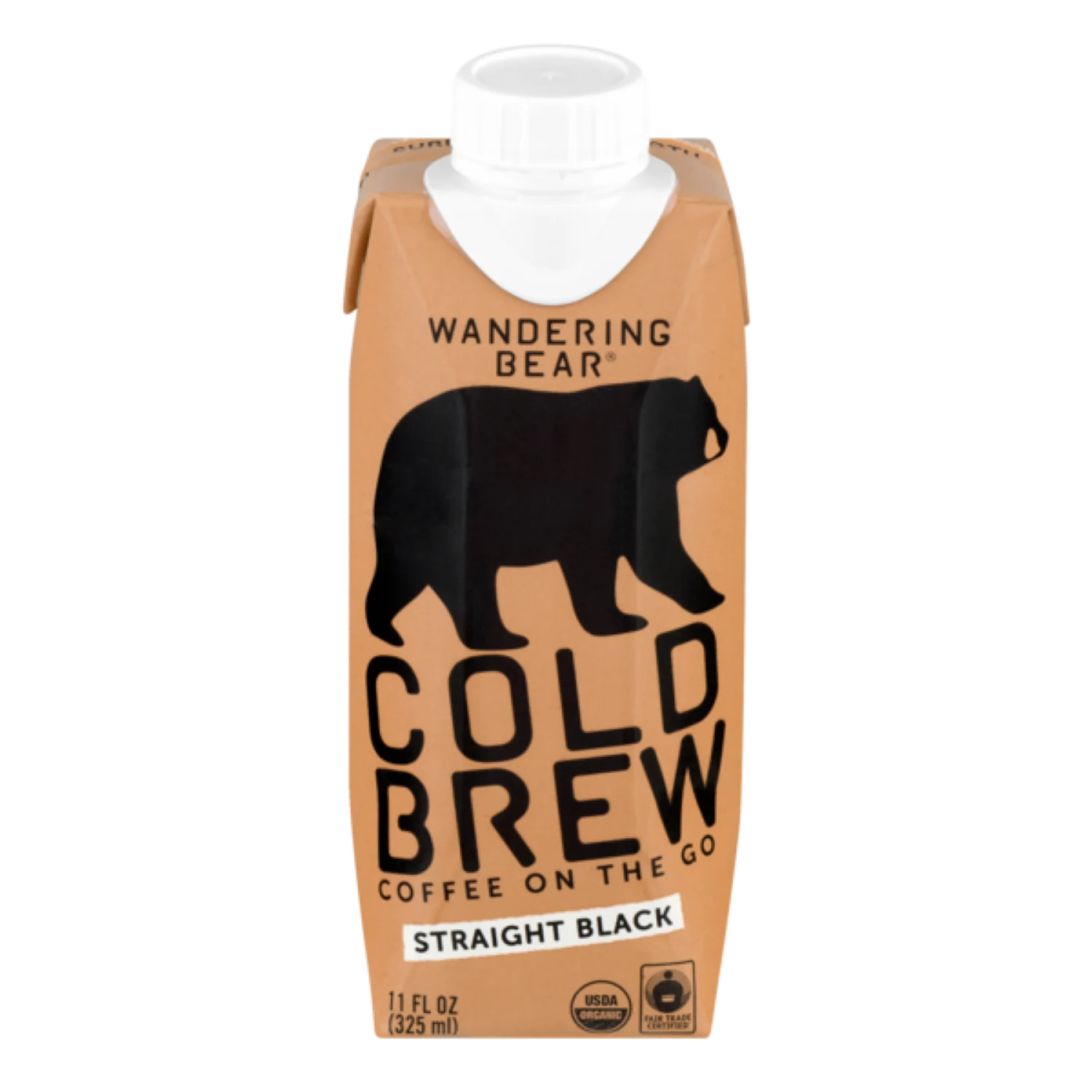 Coffee, Cold Brew, Straigh-Black, Ready-to-Drink, Single-Serve, Refrigerated,12 - 11 FLUID