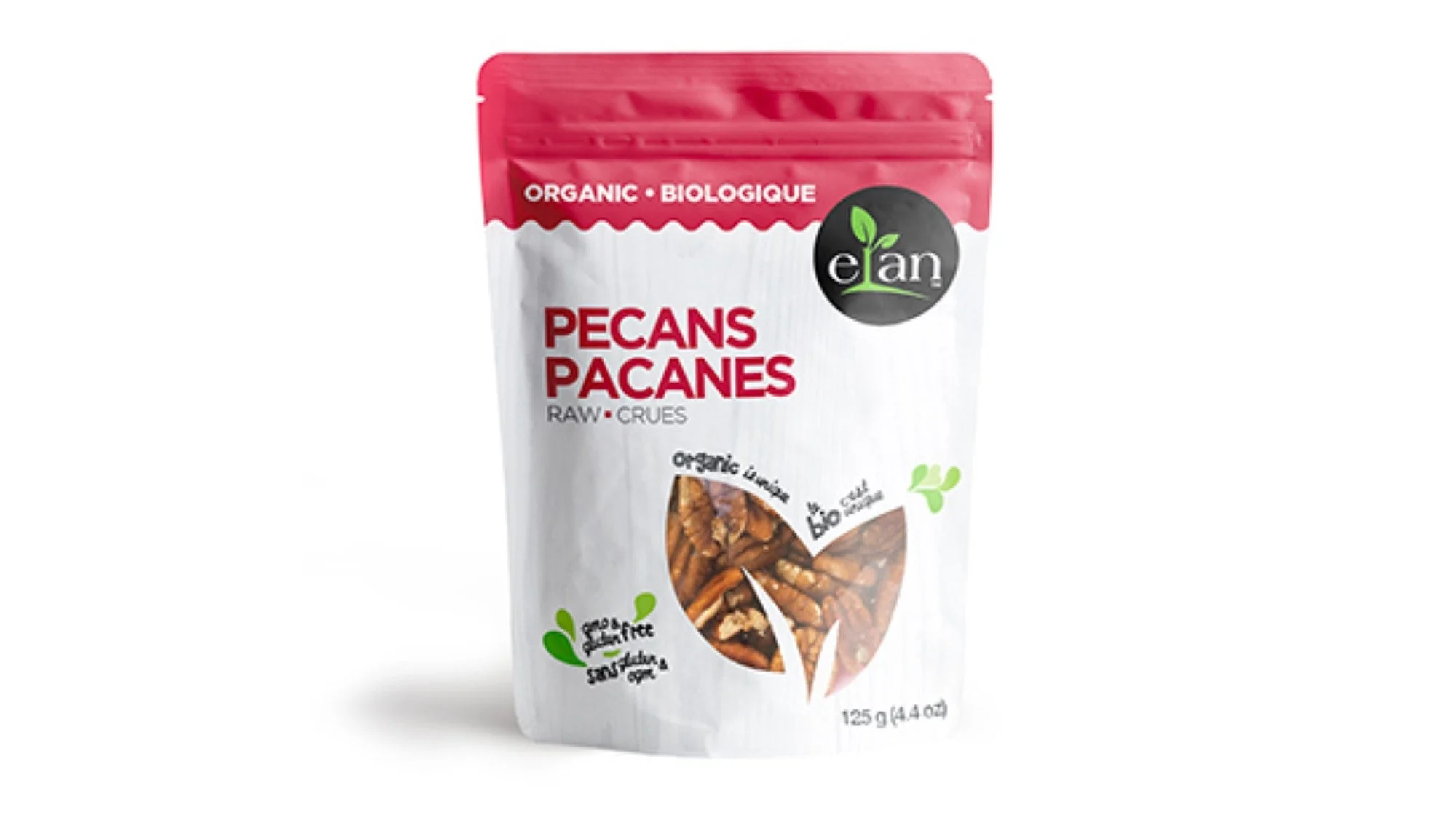 Pecan, Raw,8 - 125 Gram Avg