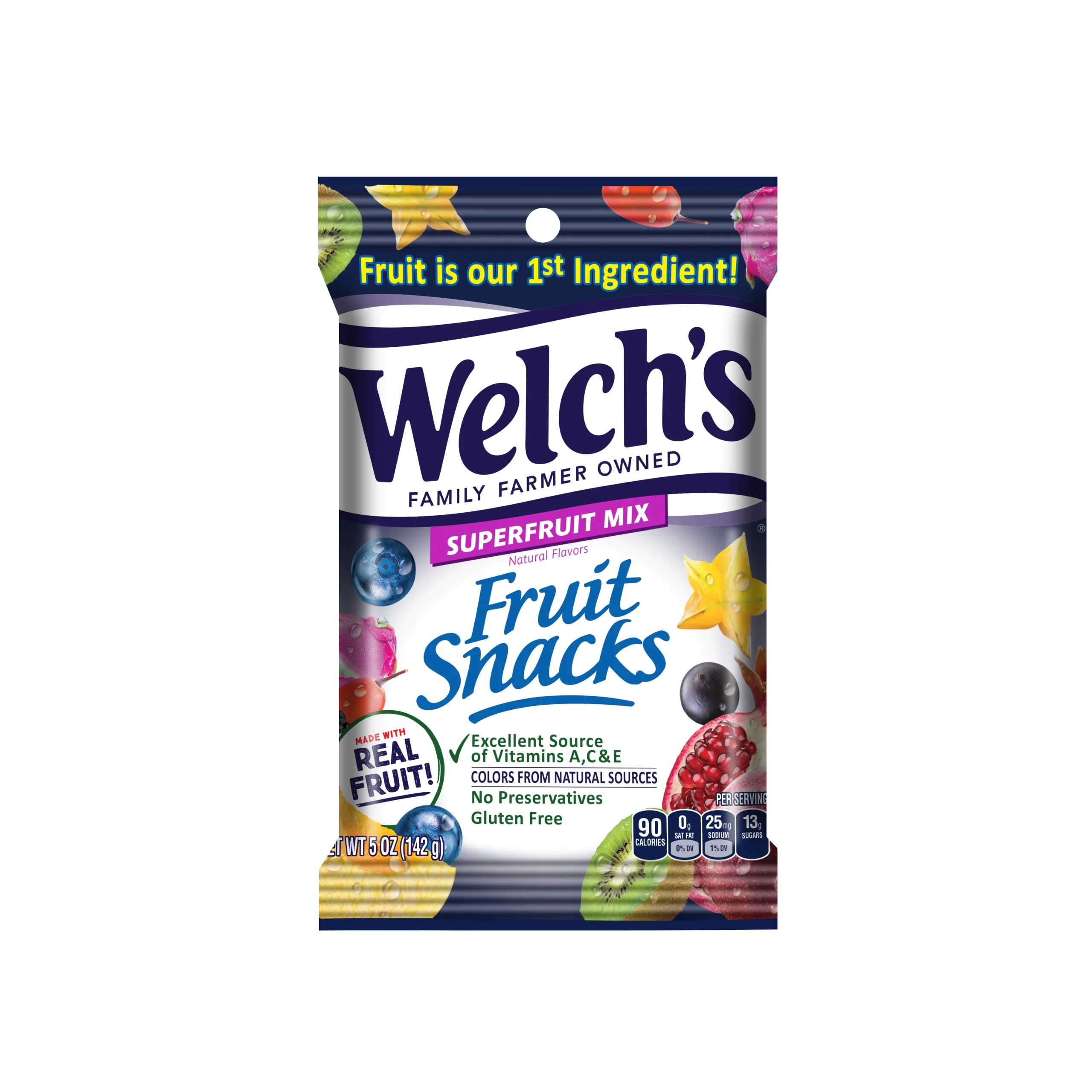 Snacks, Fruit, Superfruit Mix, Single-Serve, Individually-Wrapped, 5 Ounce,12 - 1 EACH
