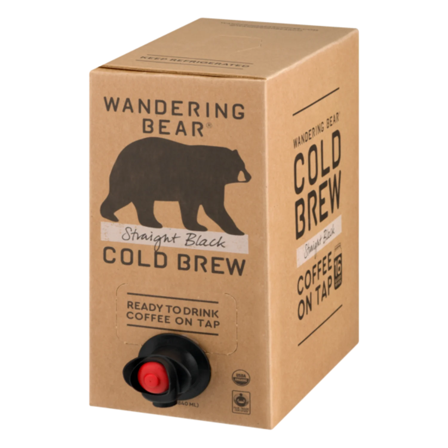 Coffee, Cold Brew, Ready-to-Drink, with Tap, Refrigerated,3 - 96 FLUID