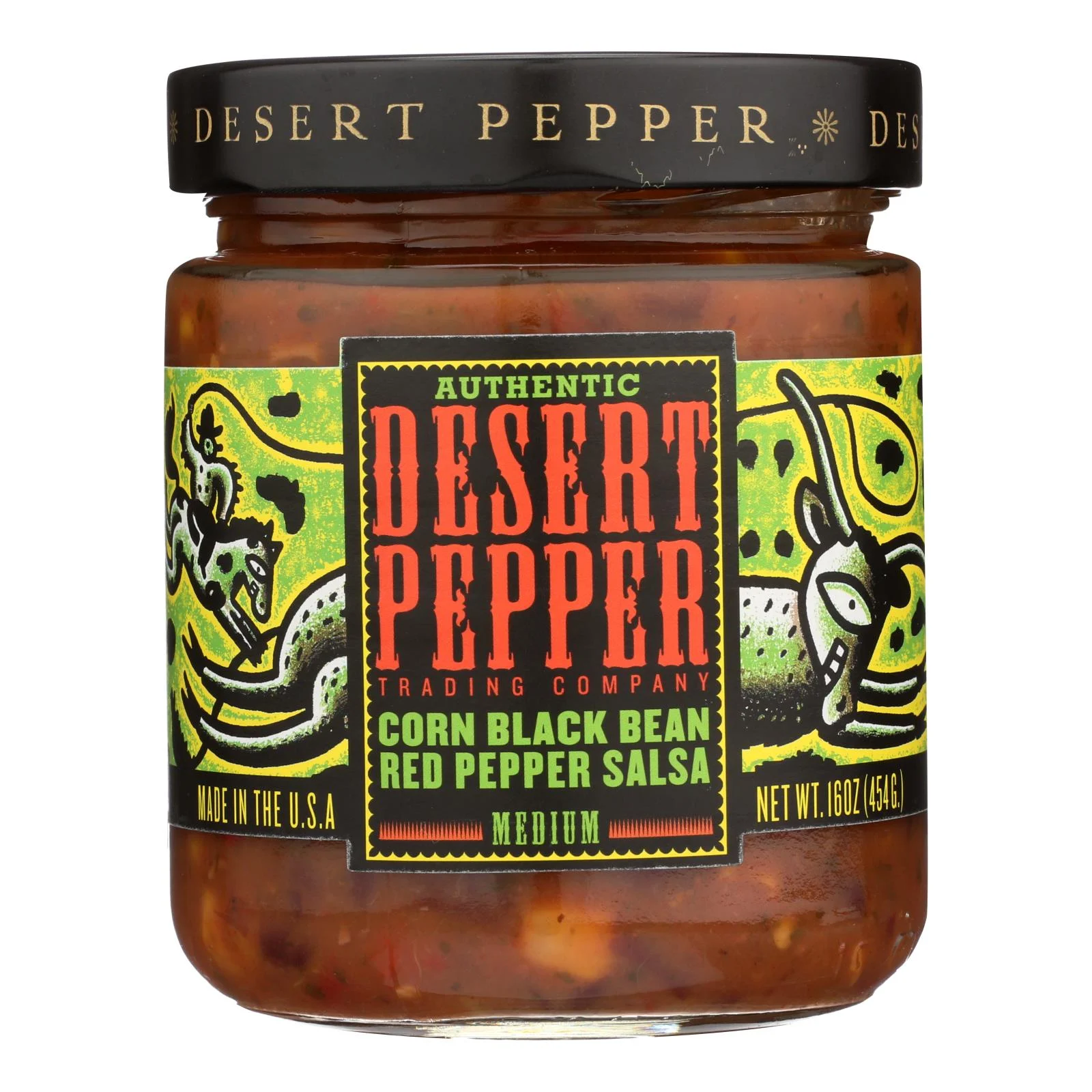 Salsa, Corn Black Bean Red Pepper, Medium,6 - 16 OUNCE